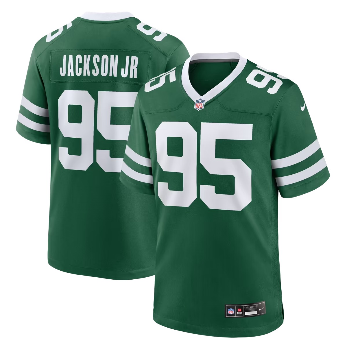 Hunk Wear - Darrell Jackson Jr. New York Jets Nike Team Game Jersey - Legacy Green