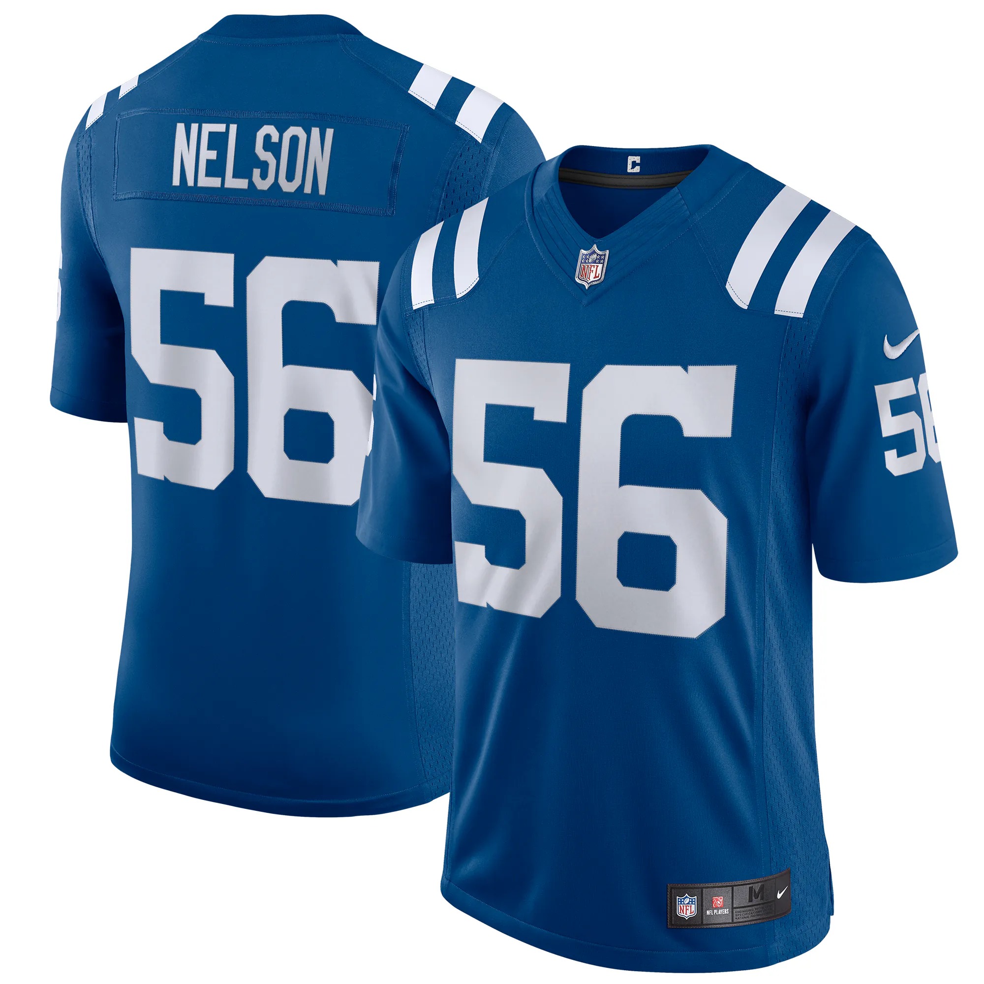Hunk Wear - Quenton Nelson Indianapolis Colts Nike Vapor Limited Jersey - Royal