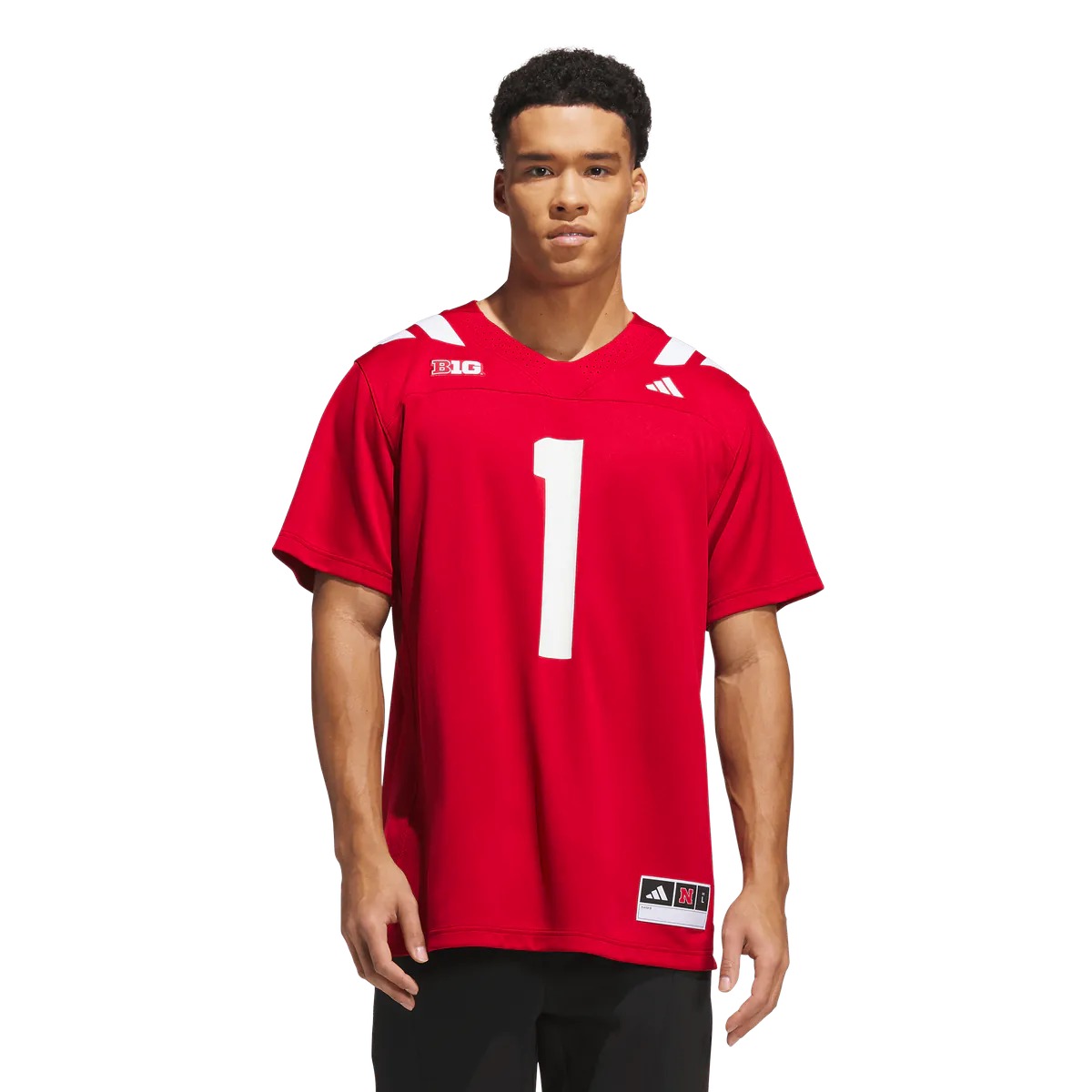 Hunk Wear - #1 Nebraska Huskers adidas Home Premier Jersey - Scarlet