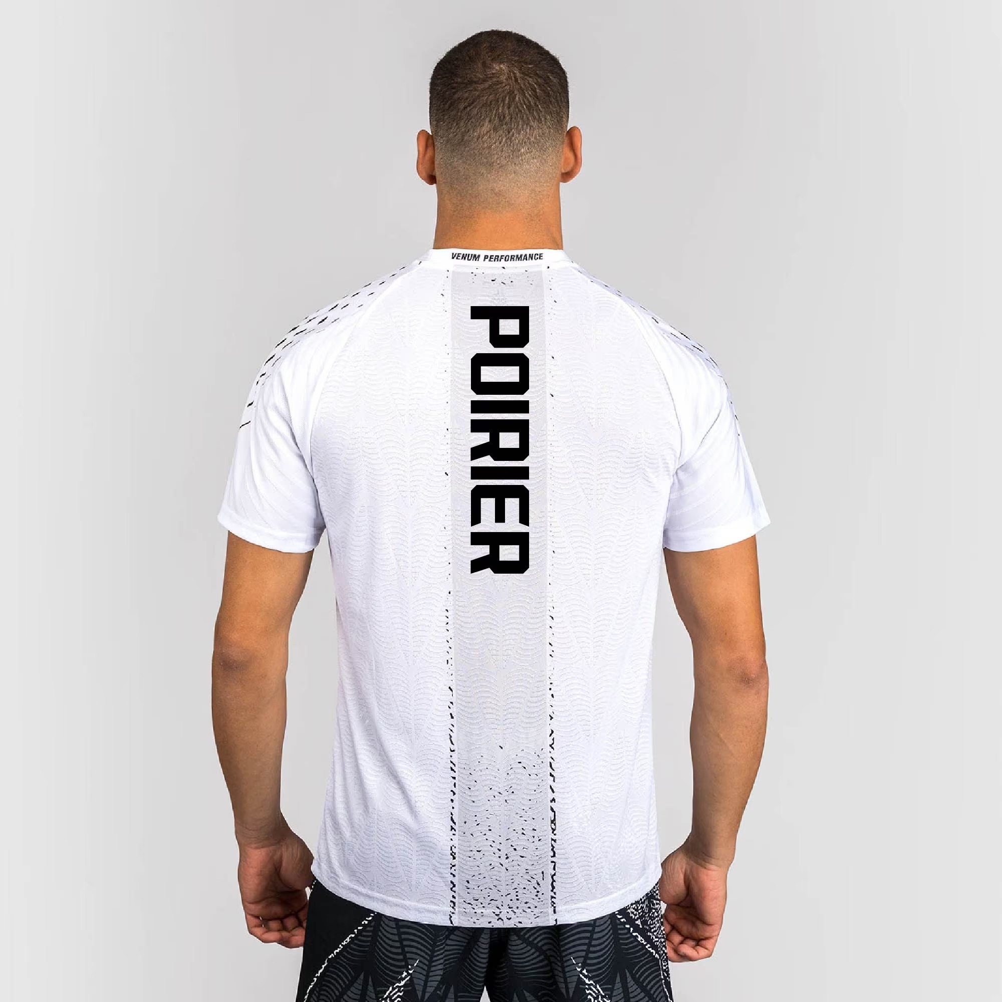 Hunk Wear - Dustin Poirier UFC Zenith by Venum Authentic Fight Night Walkout Jersey - White