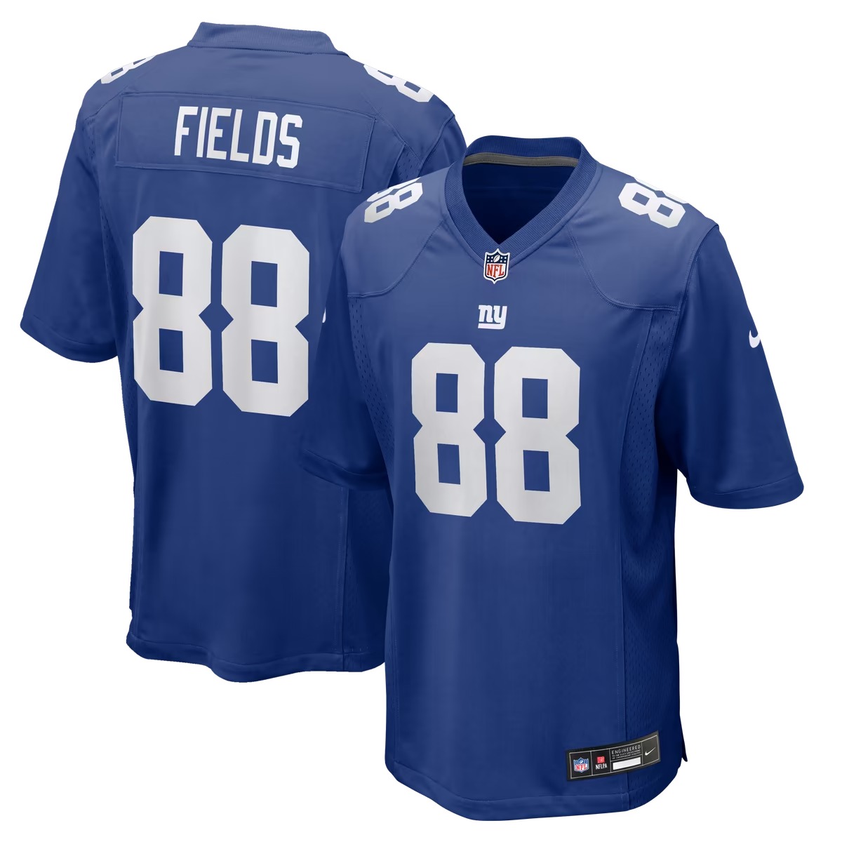 Hunk Wear - Malachi Fields New York Giants Nike Team Game Jersey - Royal