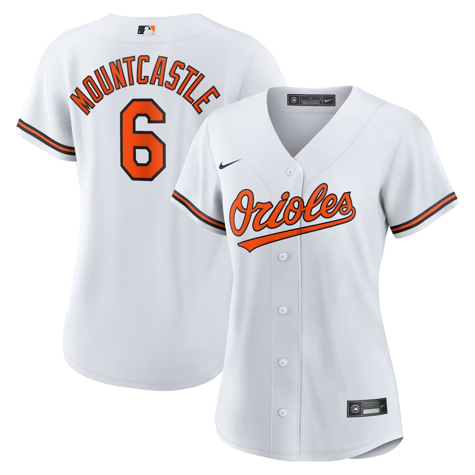 Hunk Wear - Ryan Mountcastle Baltimore Orioles Nike Women's Home Replica Jersey - White
