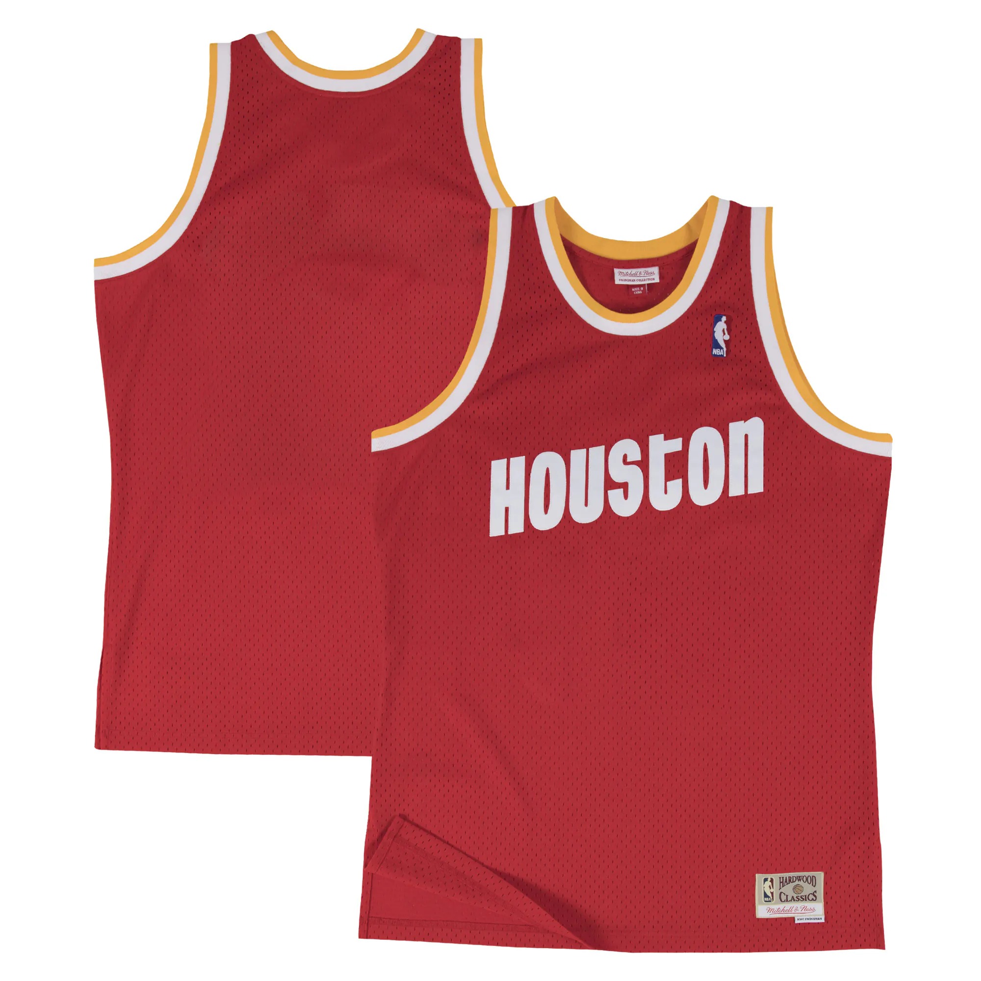 Hunk Wear - Houston Rockets Mitchell & Ness 1996-97 Hardwood Classics Swingman Jersey - Red
