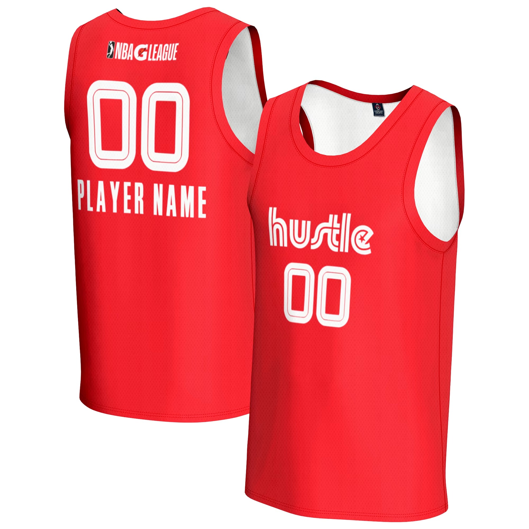 Hunk Wear - Memphis Hustle GameDay Greats Unisex Custom Jersey - Red