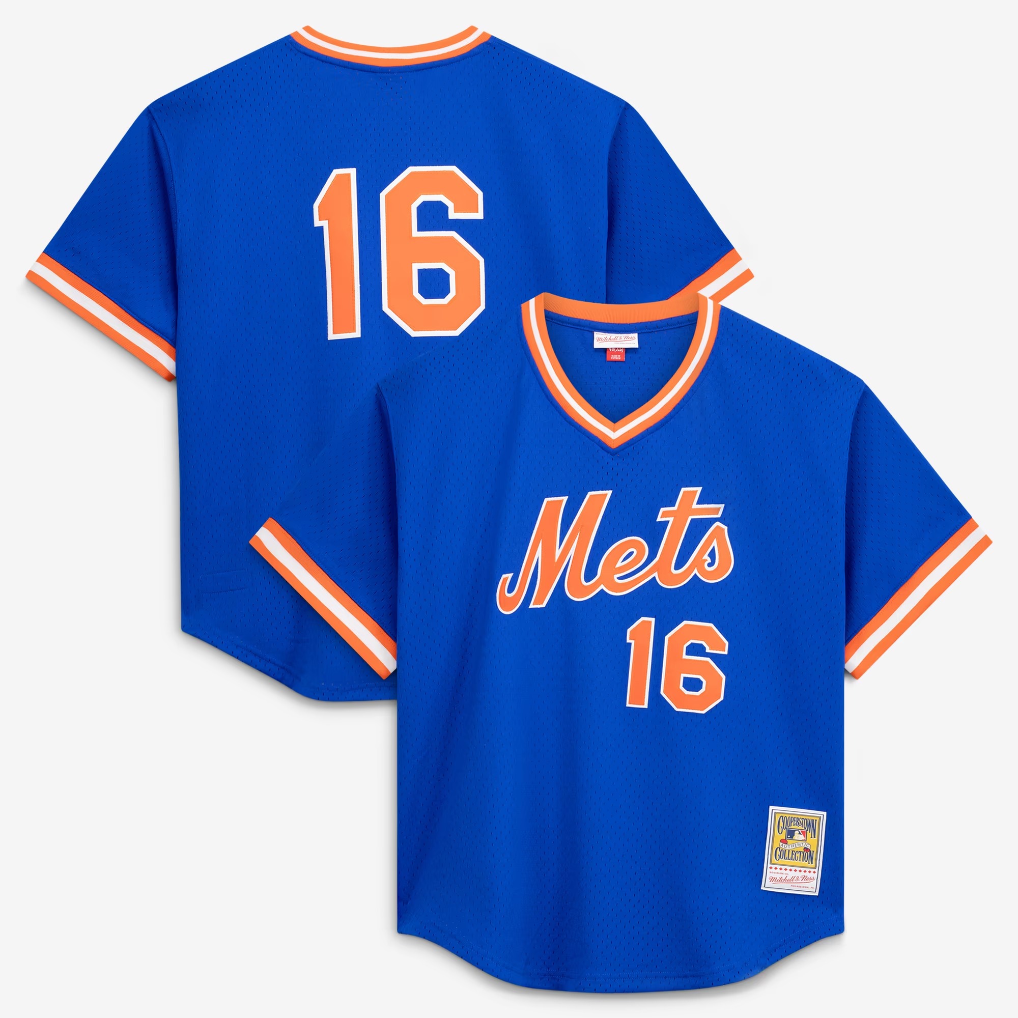 Hunk Wear - Dwight Gooden New York Mets Mitchell & Ness Authentic Batting Practice Jersey - Royal