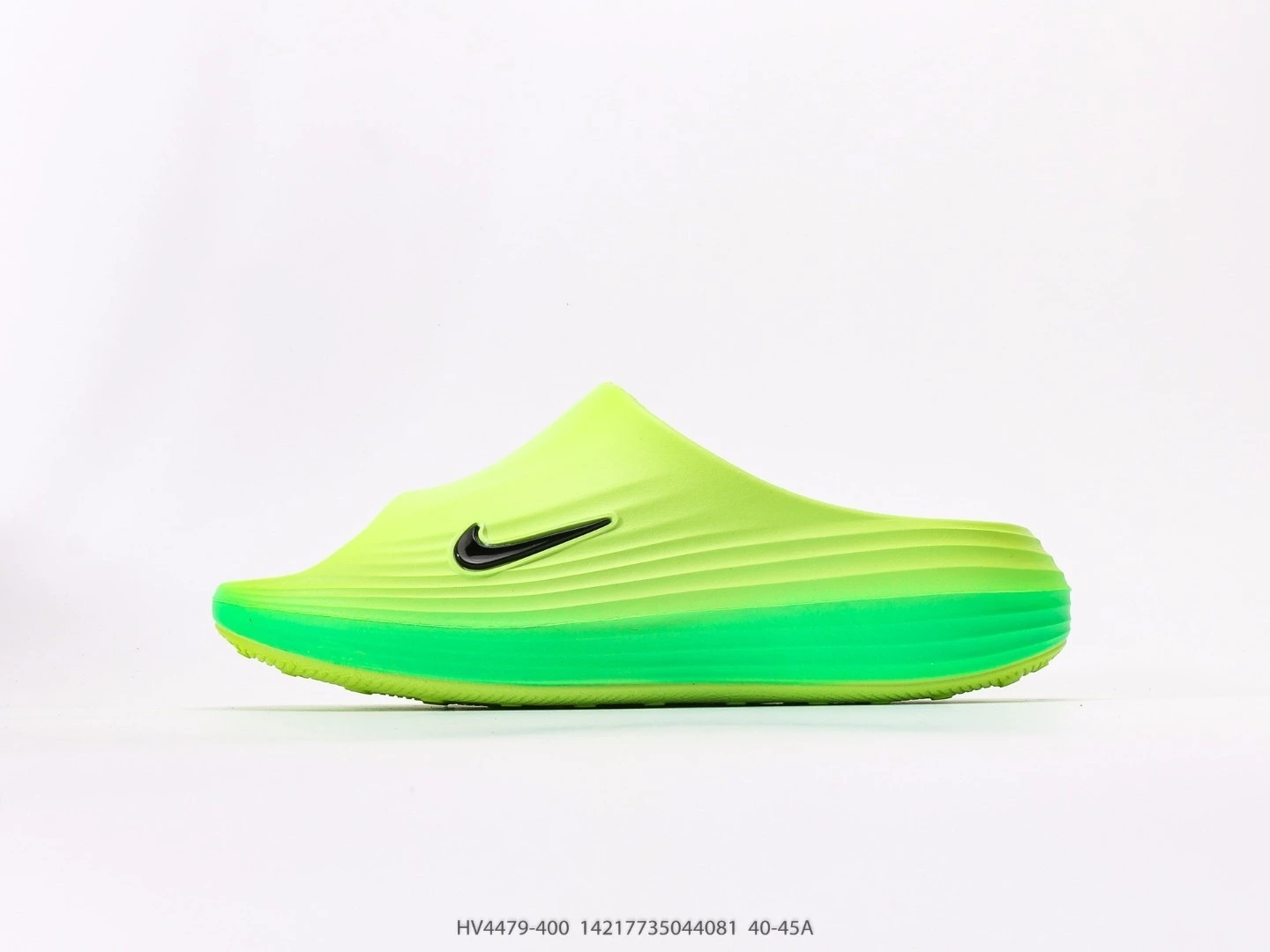 Nike Slides Green Black Swoosh HV4479