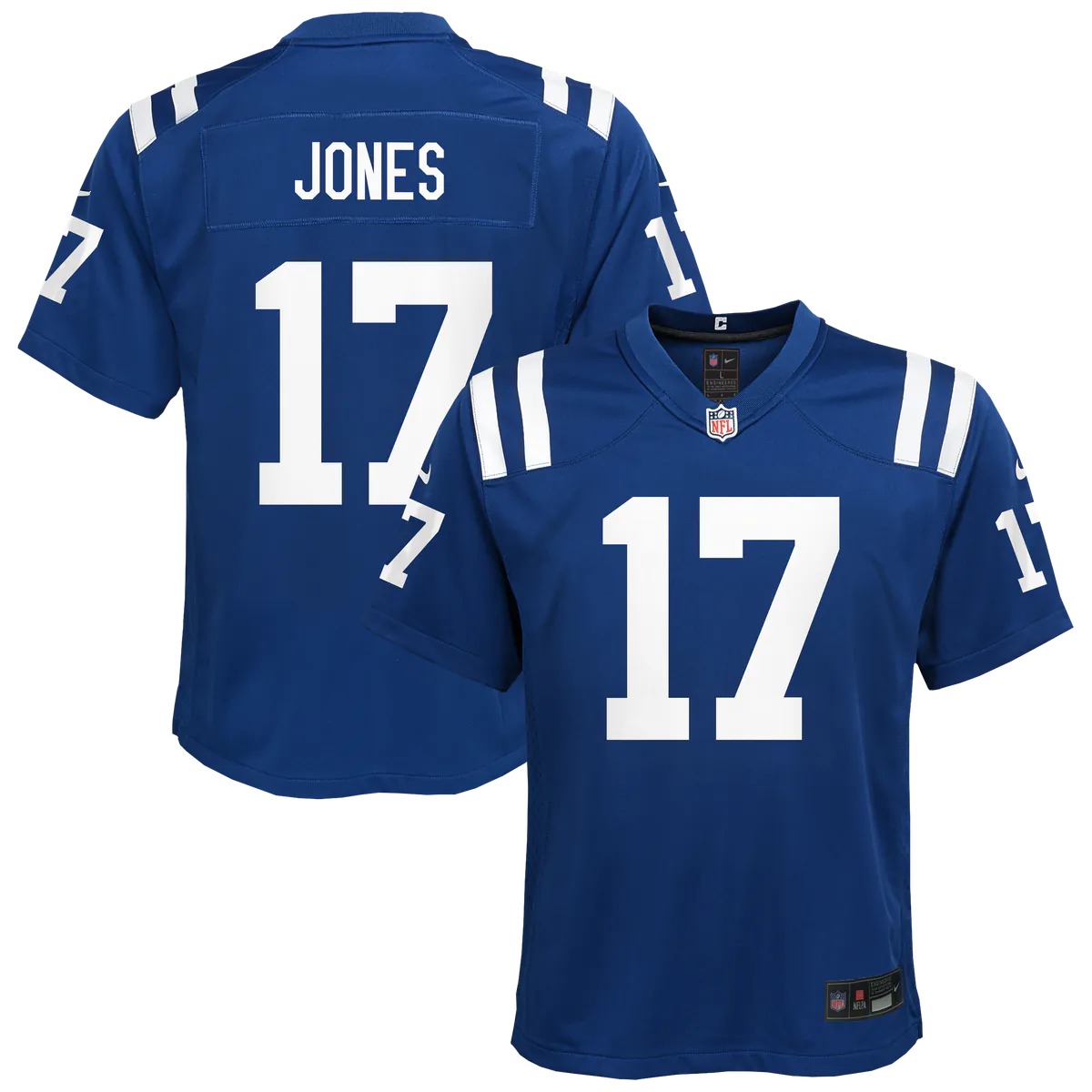 Hunk Wear - Daniel Jones Indianapolis Colts Nike Youth Alternate 2 Game Jersey - Royal