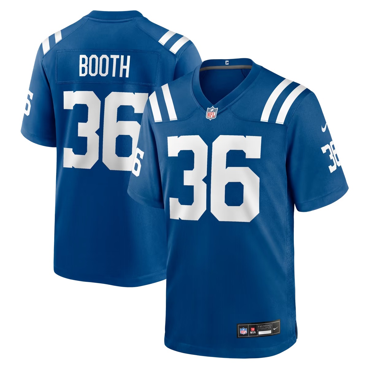 Hunk Wear - Davon Booth Indianapolis Colts Nike Team Game Jersey - Royal