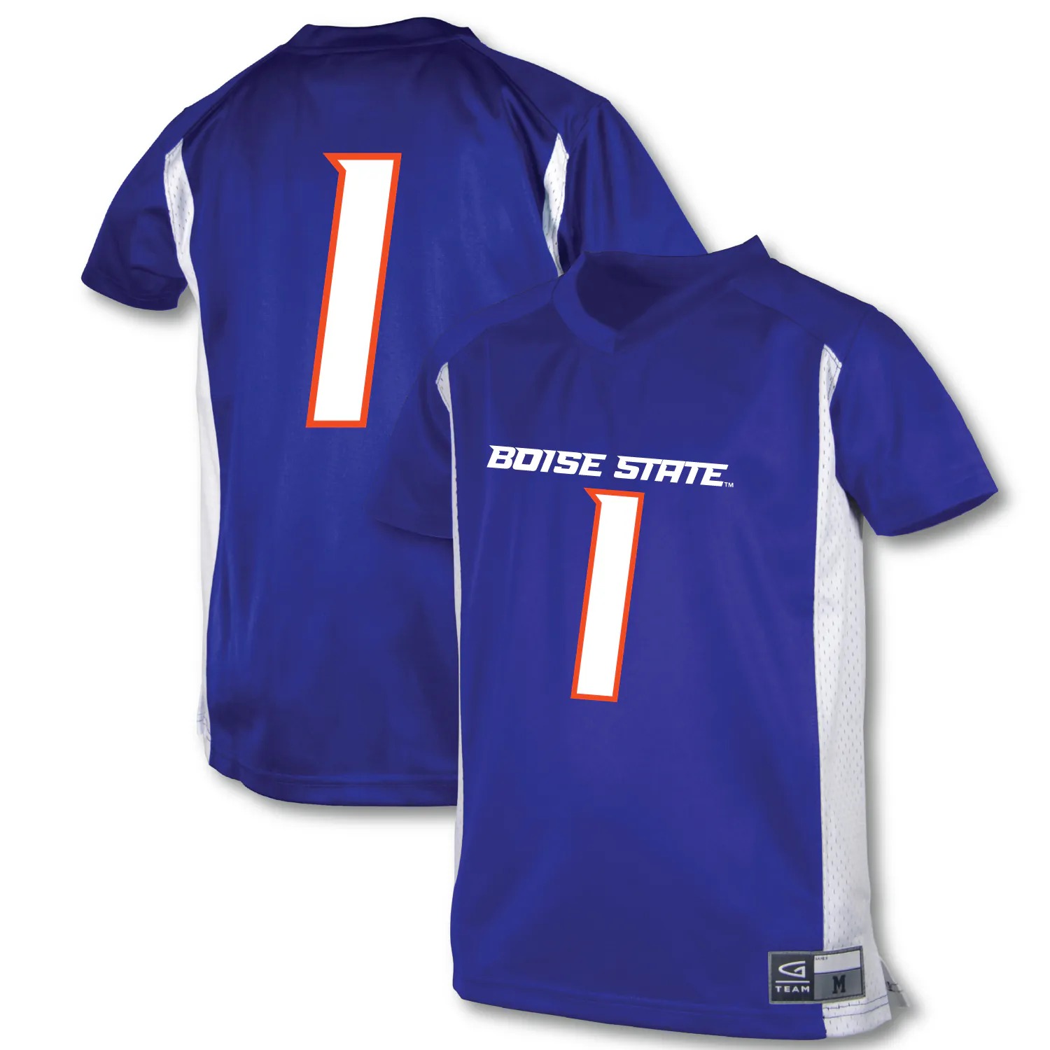 Hunk Wear - #1 Boise State Broncos Garb Youth Football Jersey - Royal