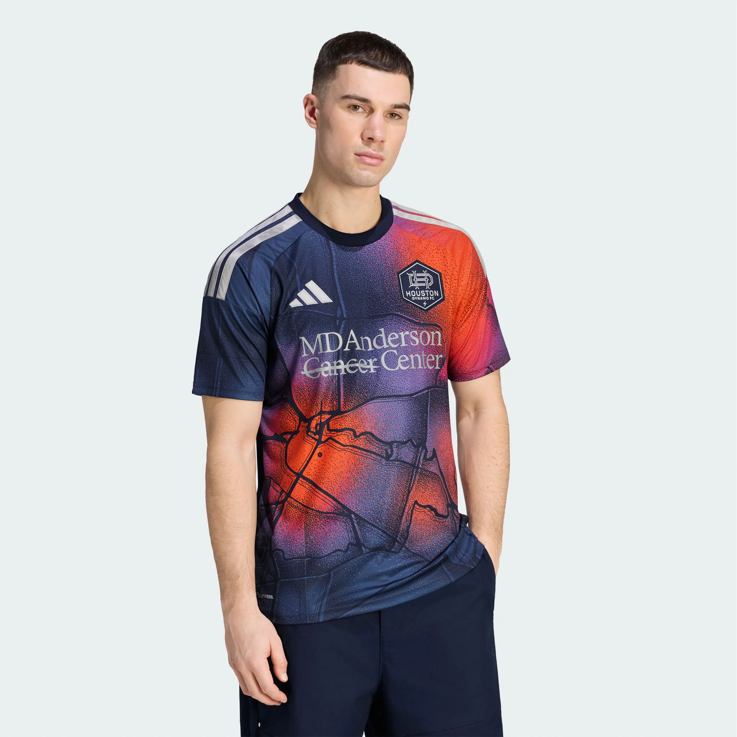 Hunk Wear - Houston Dynamo FC adidas 2026 Mission Control Replica Jersey - Blue