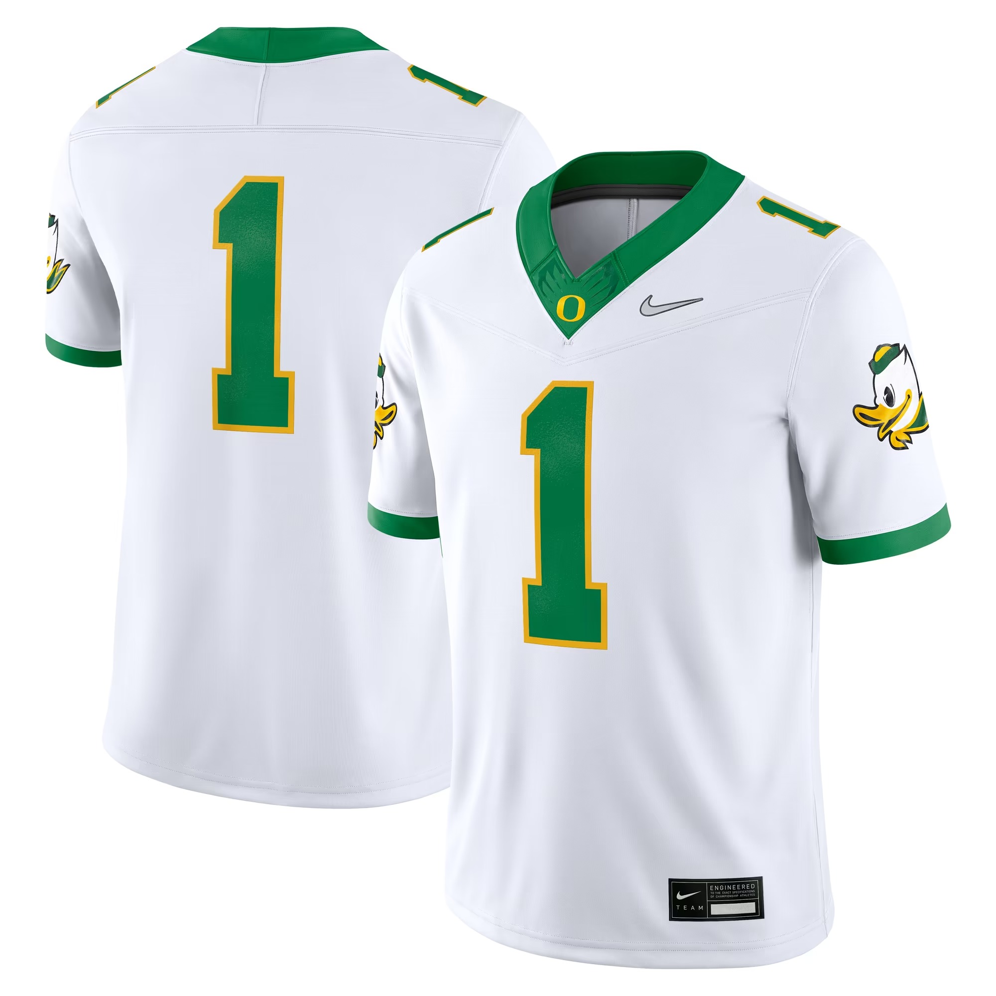Hunk Wear - Oregon Ducks Nike Alternate Game Jersey - White