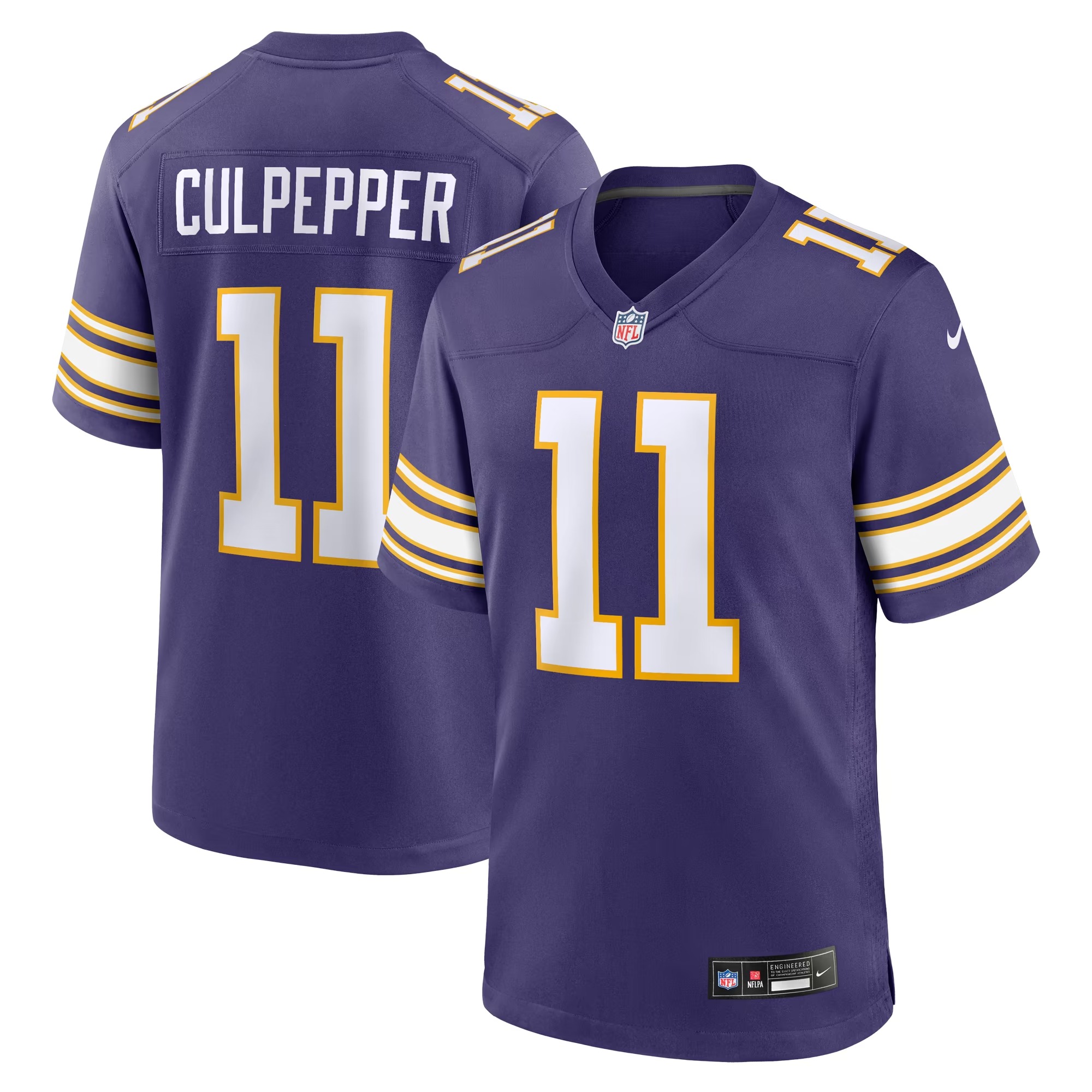 Hunk Wear - Daunte Culpepper Minnesota Vikings Nike Retired Player Alternate Game Jersey - Purple