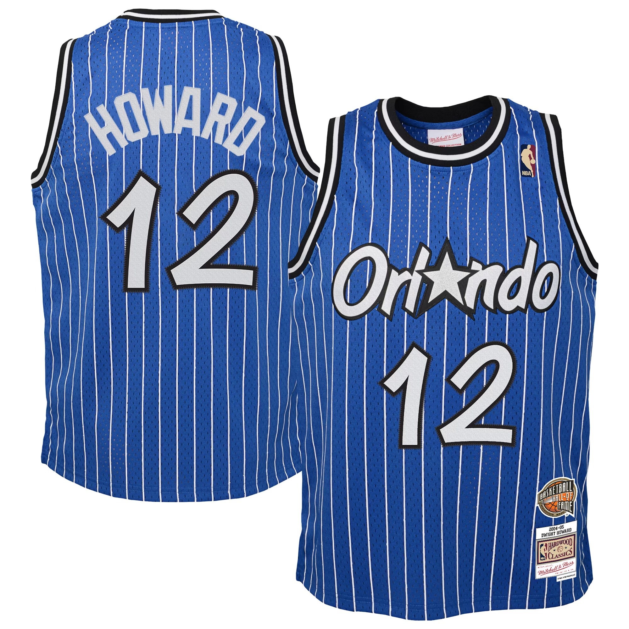 Hunk Wear - Dwight Howard Orlando Magic Mitchell & Ness Youth 2004_05 Hardwood Classics Swingman Jersey - Blue