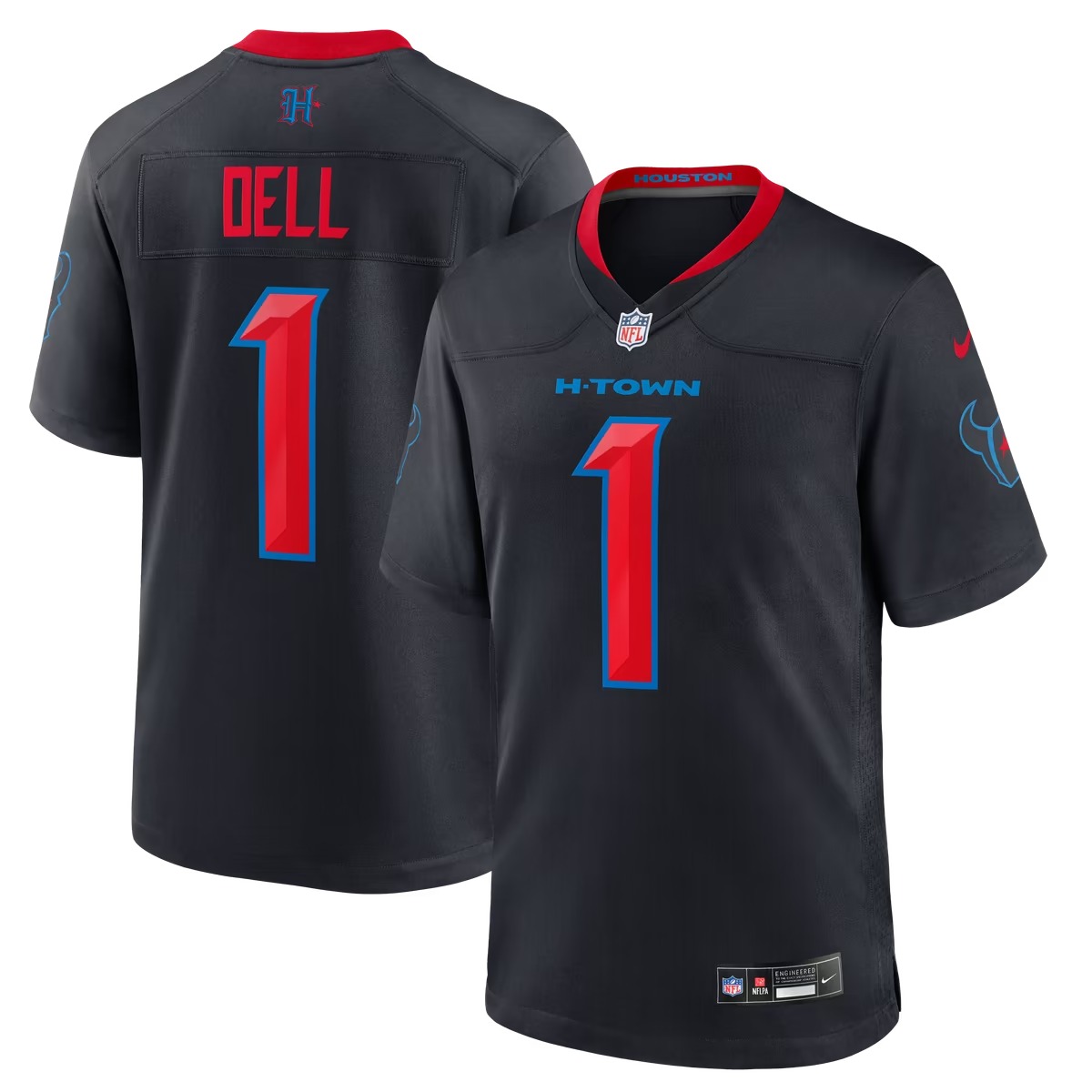 Hunk Wear - Tank Dell Houston Texans Nike Alternate Game Jersey - Navy