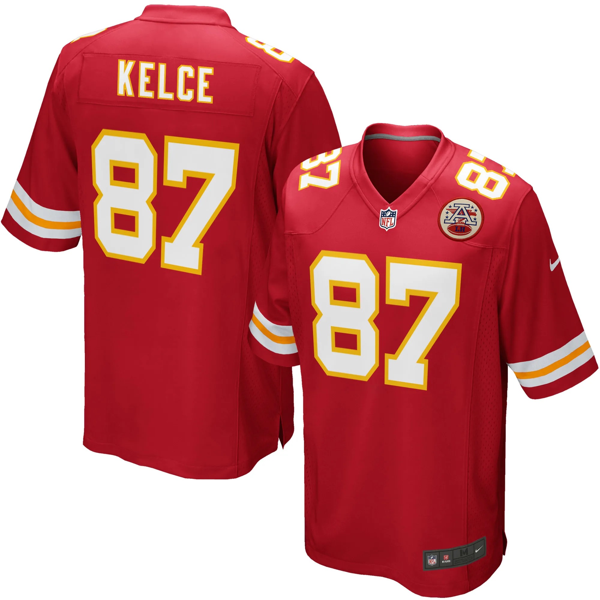 Hunk Wear - Travis Kelce Kansas City Chiefs Nike Youth Game Jersey - Red