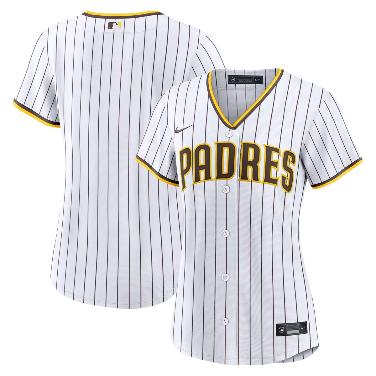 Hunk Wear - San Diego Padres Nike Women's Home Replica Jersey - White