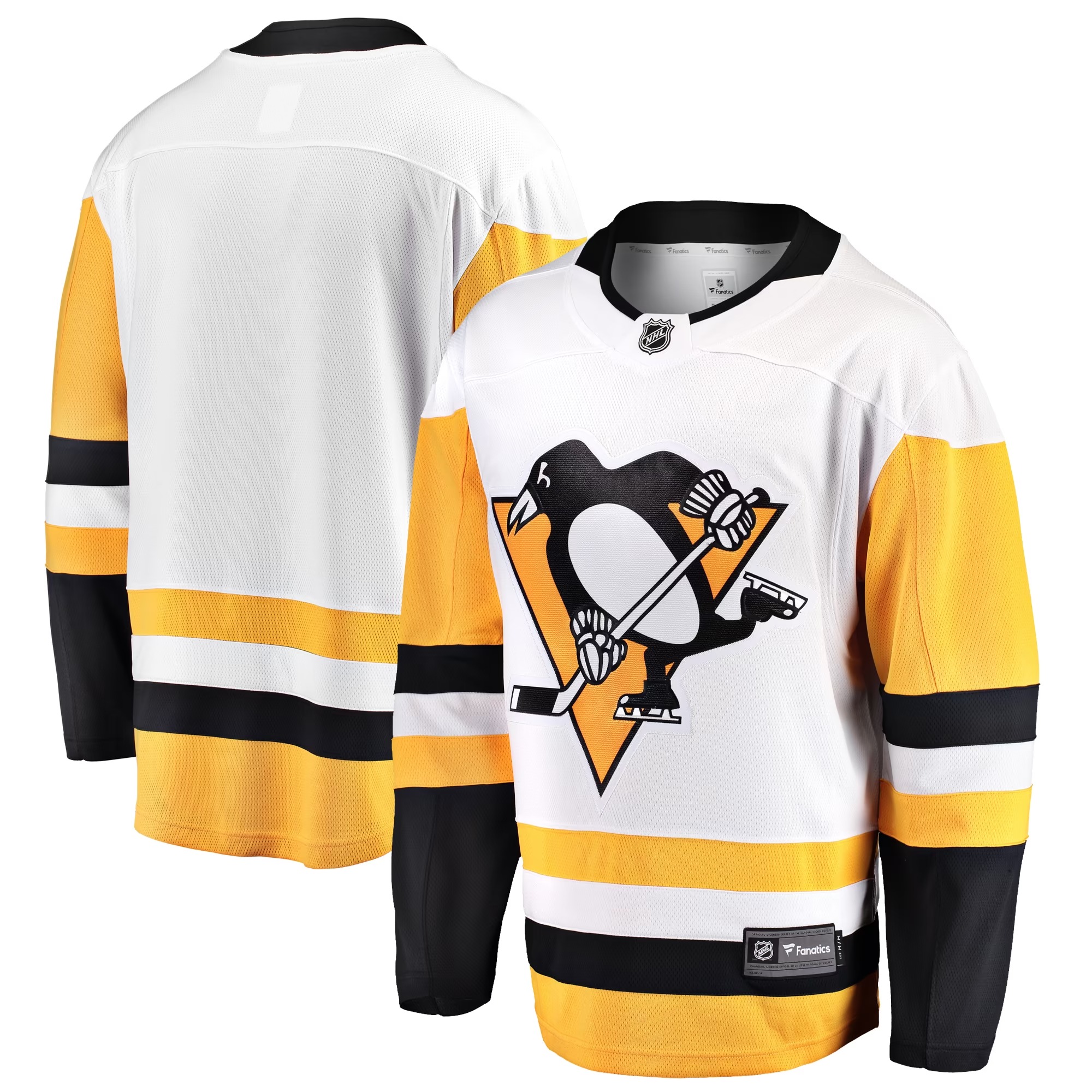 Hunk Wear - Pittsburgh Penguins Fanatics Away Breakaway Jersey - White