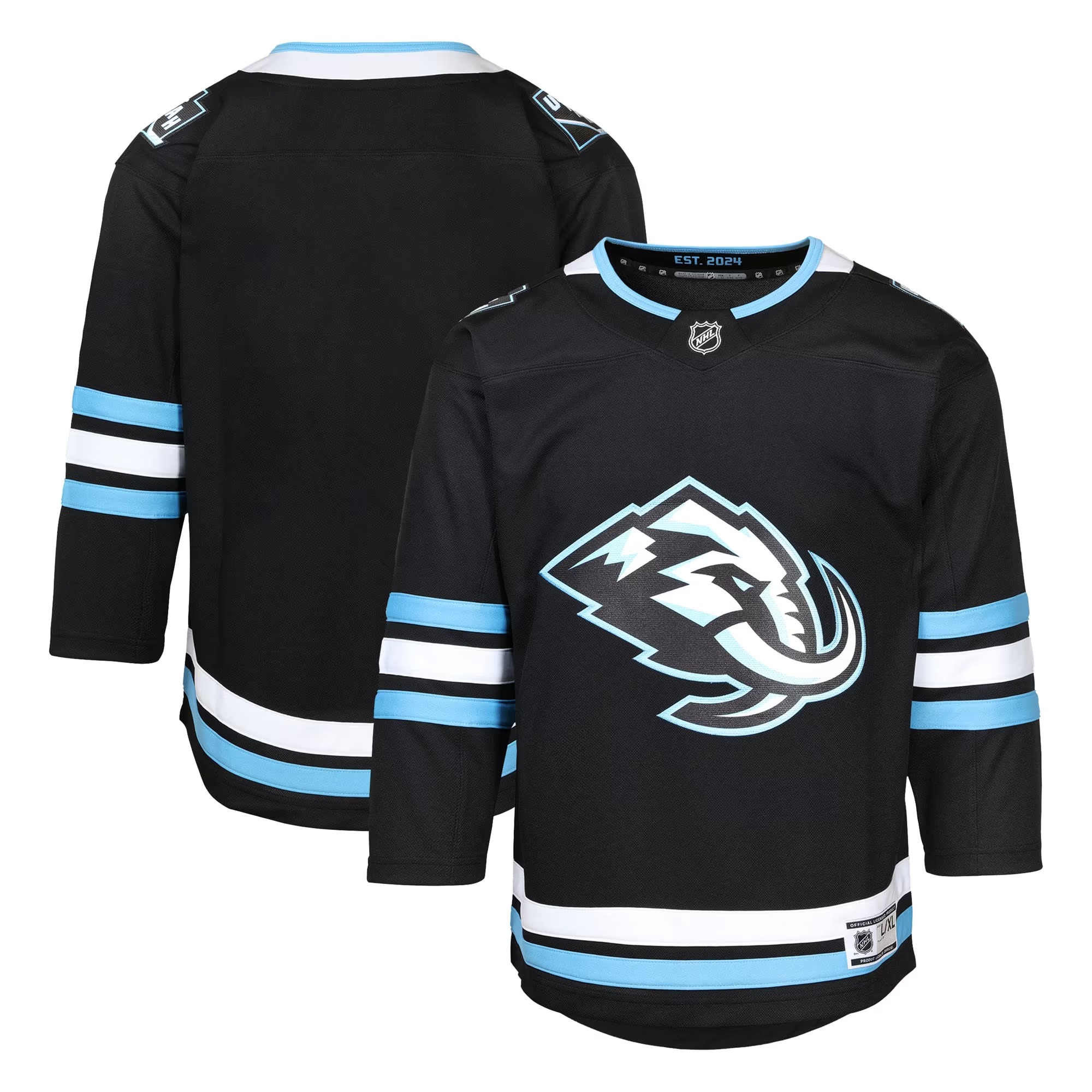 Hunk Wear - Utah Mammoth Youth Home Premier Jersey - Black