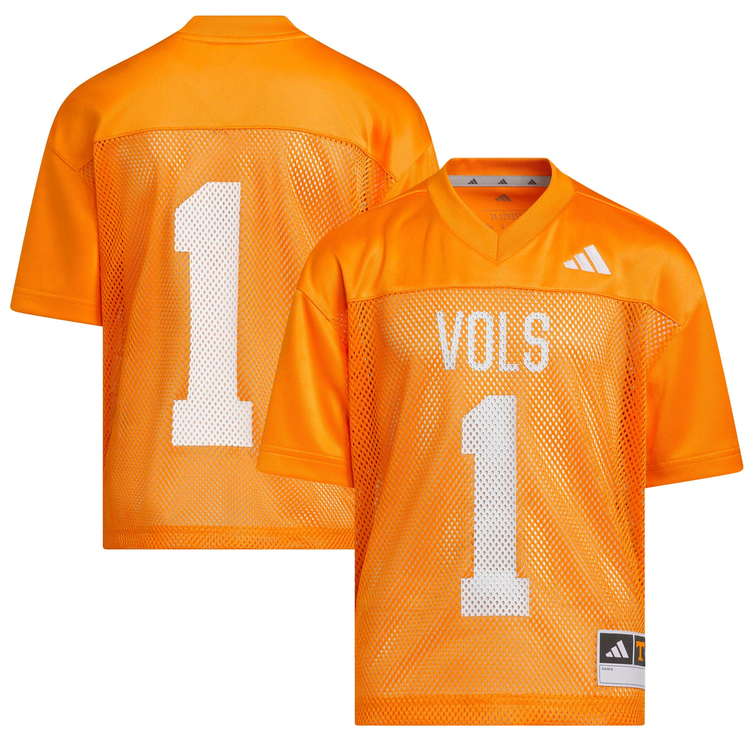 Hunk Wear - Tennessee Volunteers adidas Youth Tailgate Jersey - Tennessee Orange