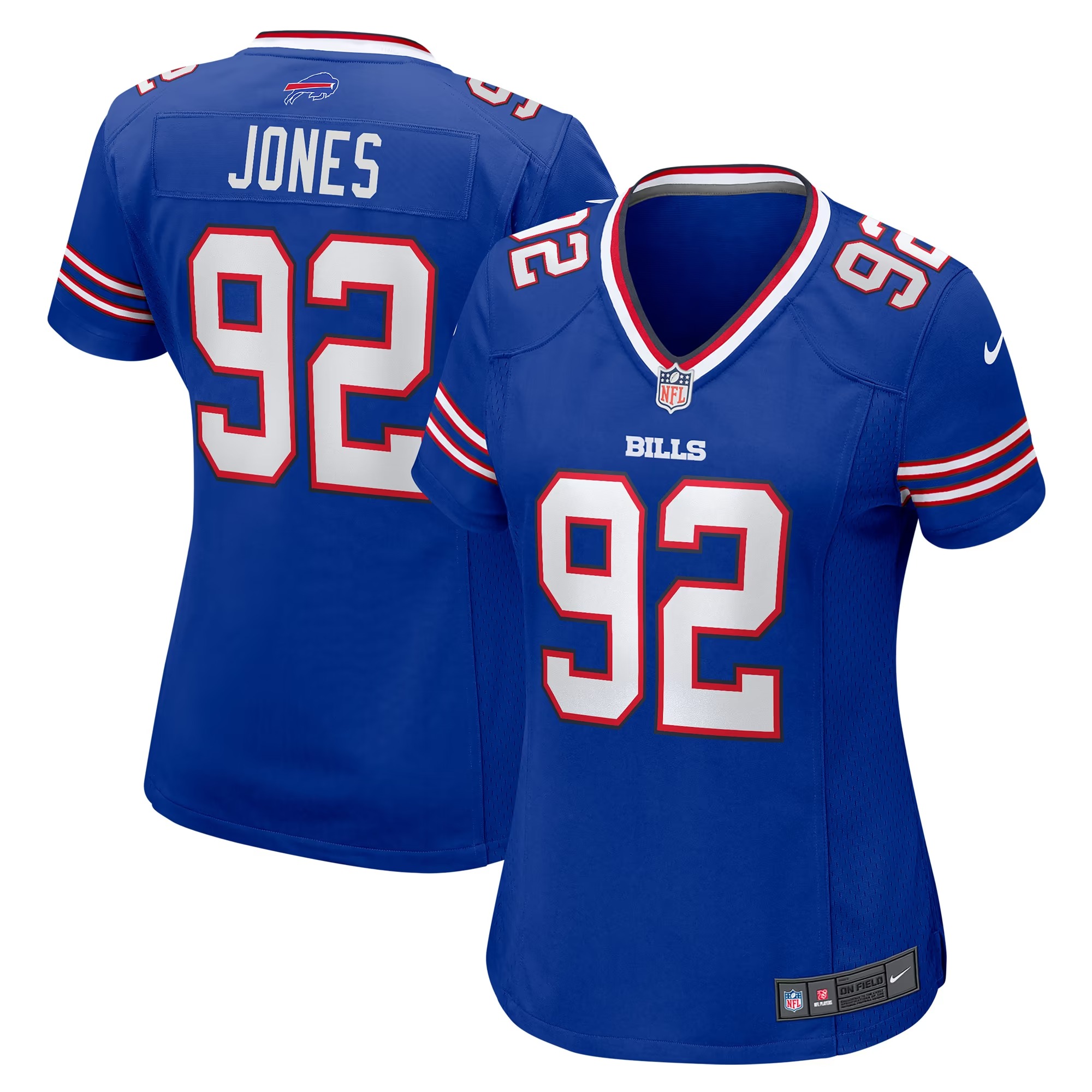 Hunk Wear - DaQuan Jones Buffalo Bills Nike Women's Game Player Jersey - Royal