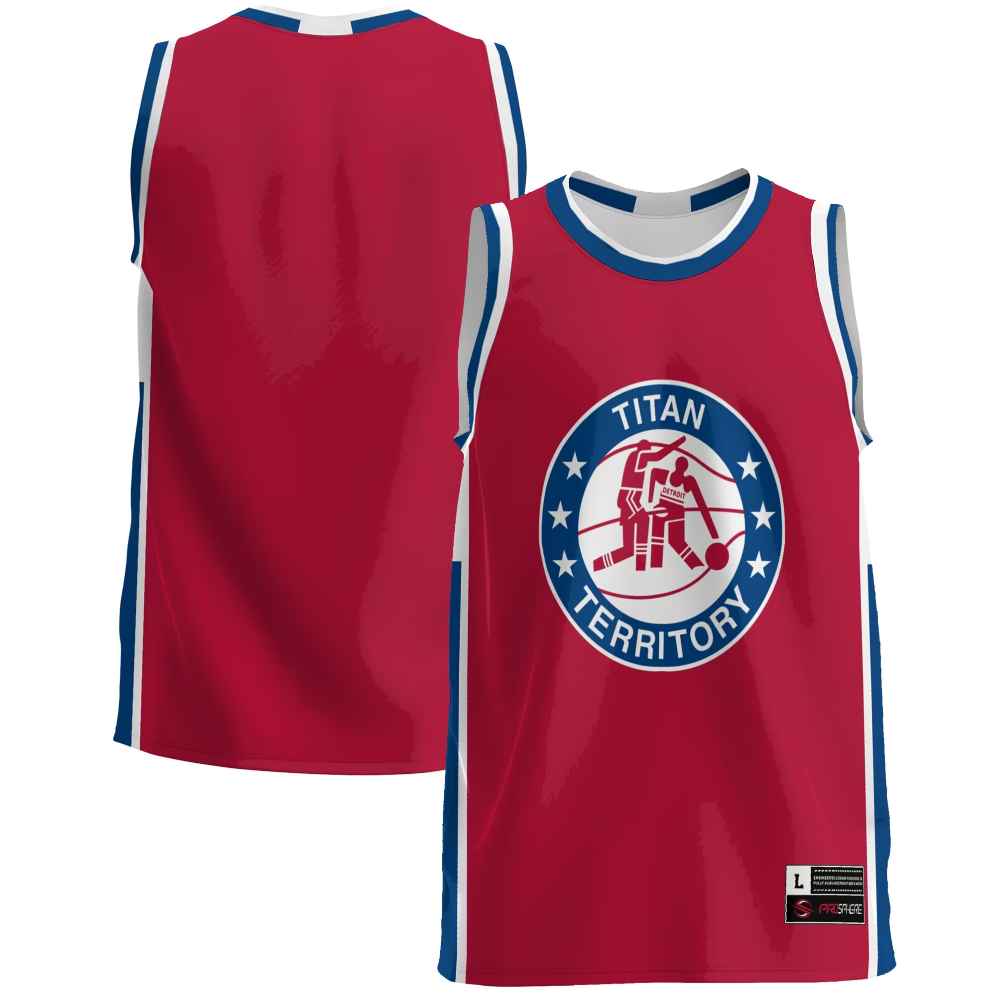 Hunk Wear - Detroit Mercy Titans GameDay Greats Lightweight Basketball Jersey - Blue