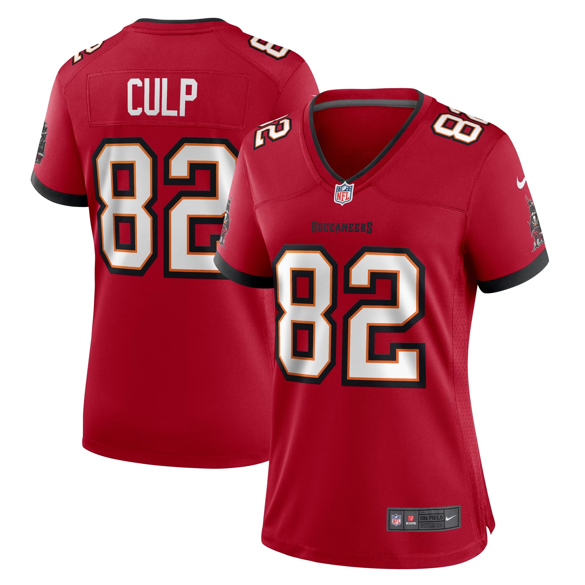 Hunk Wear - Devin Culp Tampa Bay Buccaneers Nike Women's Team Game Jersey - Red