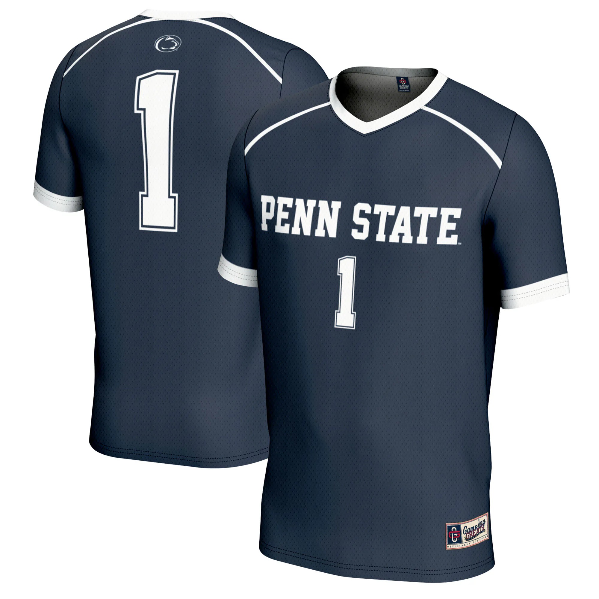 Hunk Wear - #1 Penn State Nittany Lions GameDay Greats Youth Women's Lacrosse Lightweight Fashion Jersey - Navy