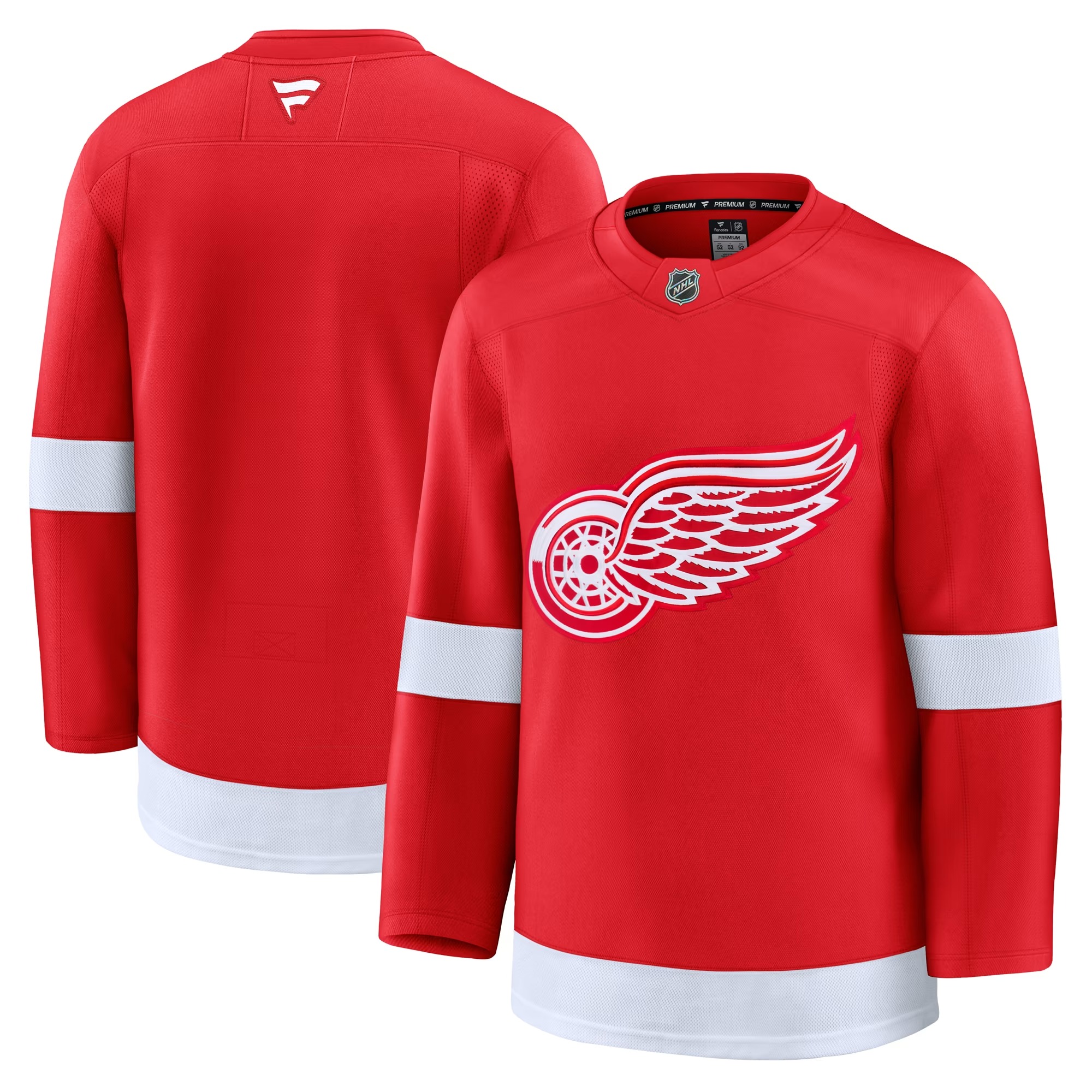 Hunk Wear - Detroit Red Wings Fanatics Home Premium Jersey - Red