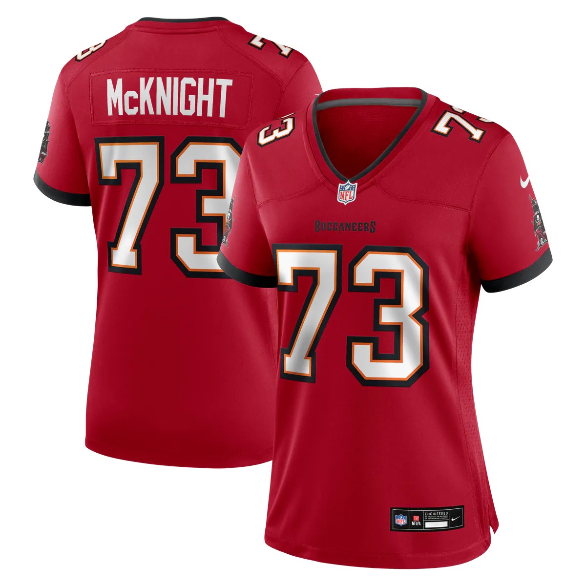 Hunk Wear - Deshawn McKnight Tampa Bay Buccaneers Nike Women's Team Game Jersey - Red