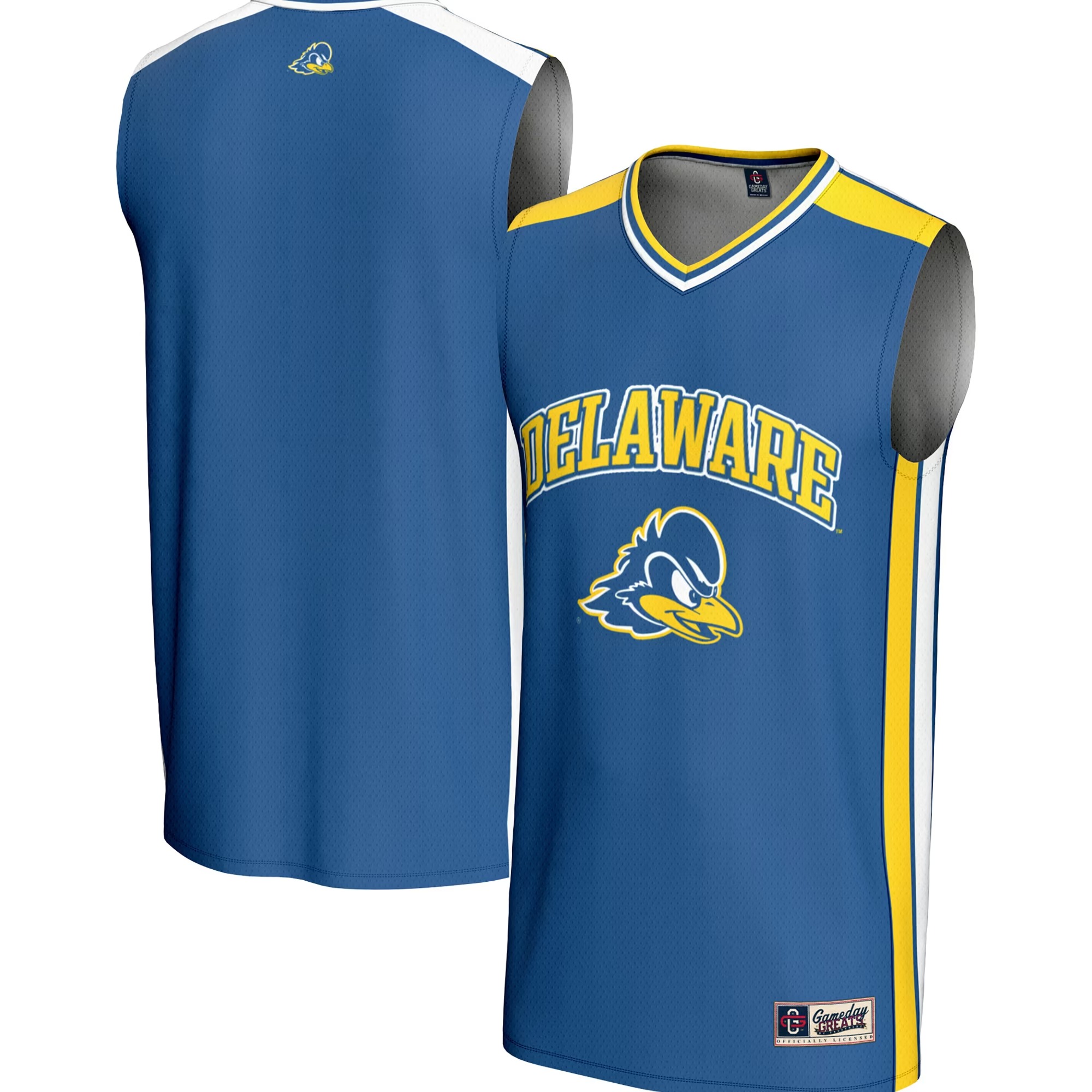 Hunk Wear - Delaware Fightin' Blue Hens GameDay Greats Spirit Basketball Jersey - Royal