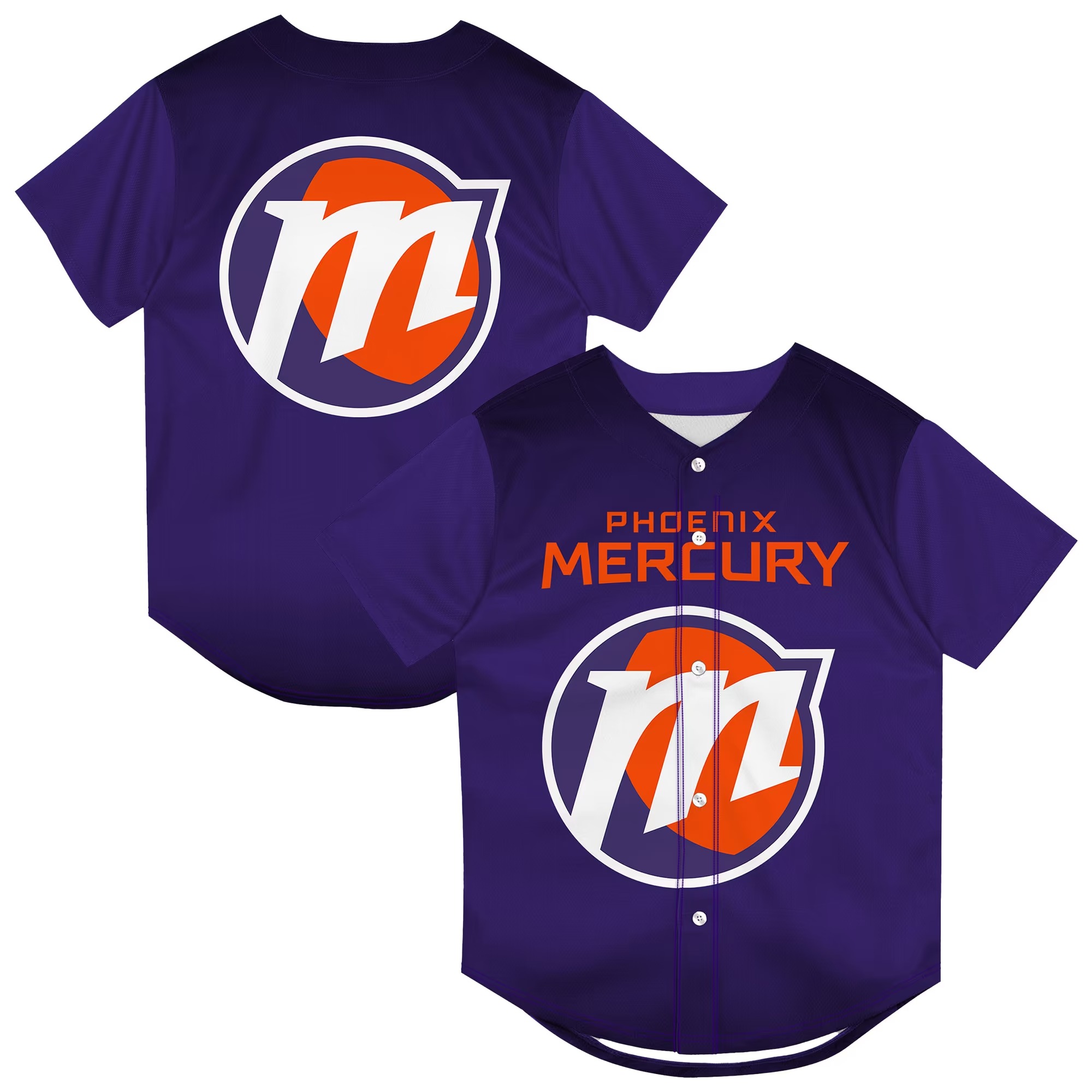 Hunk Wear - Phoenix Mercury Outerstuff Youth Mascot Friend Mesh Fashion Jersey - Purple