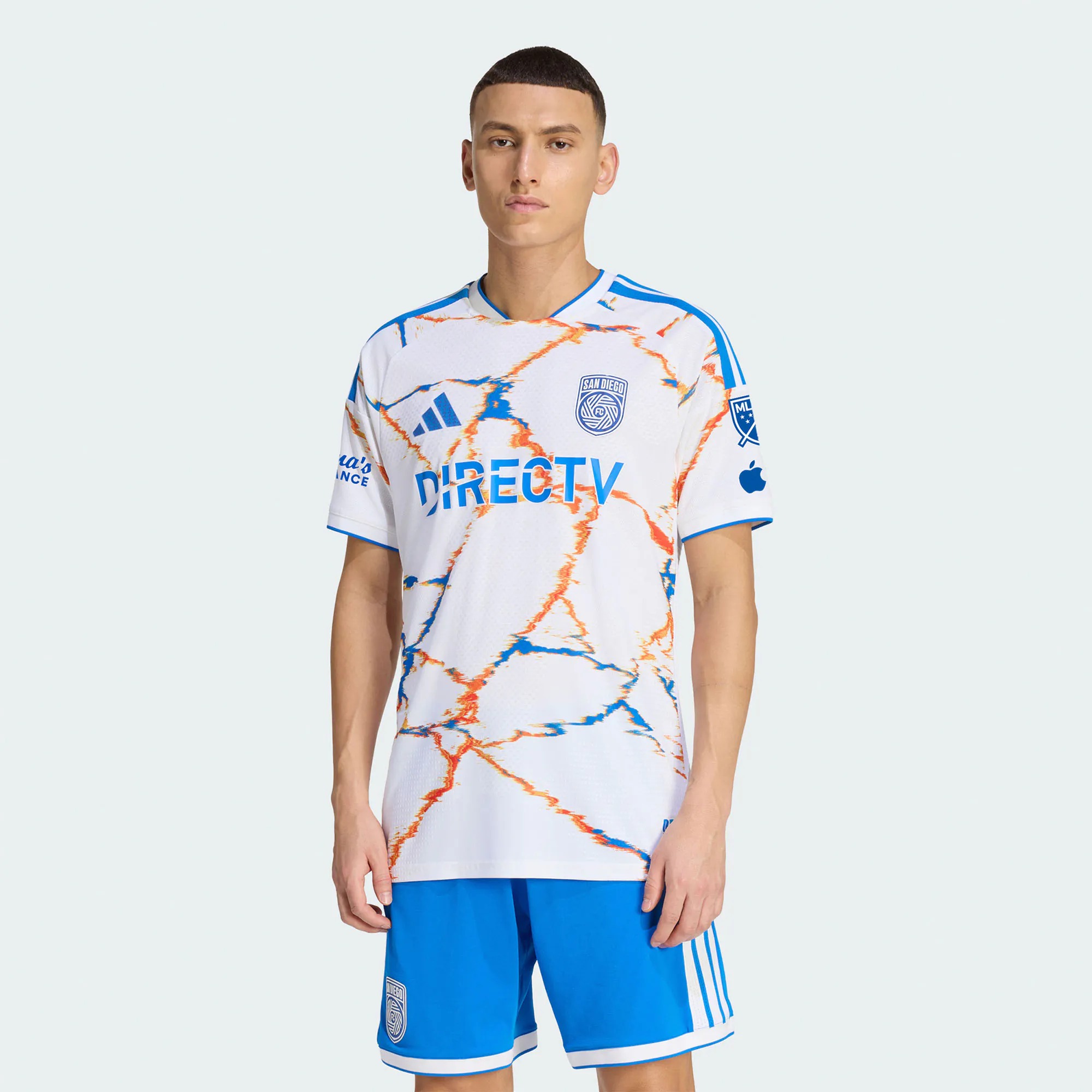 Hunk Wear - San Diego FC adidas 2026 Unprecedented Unity Kit On-Field Authentic Patch Jersey - White