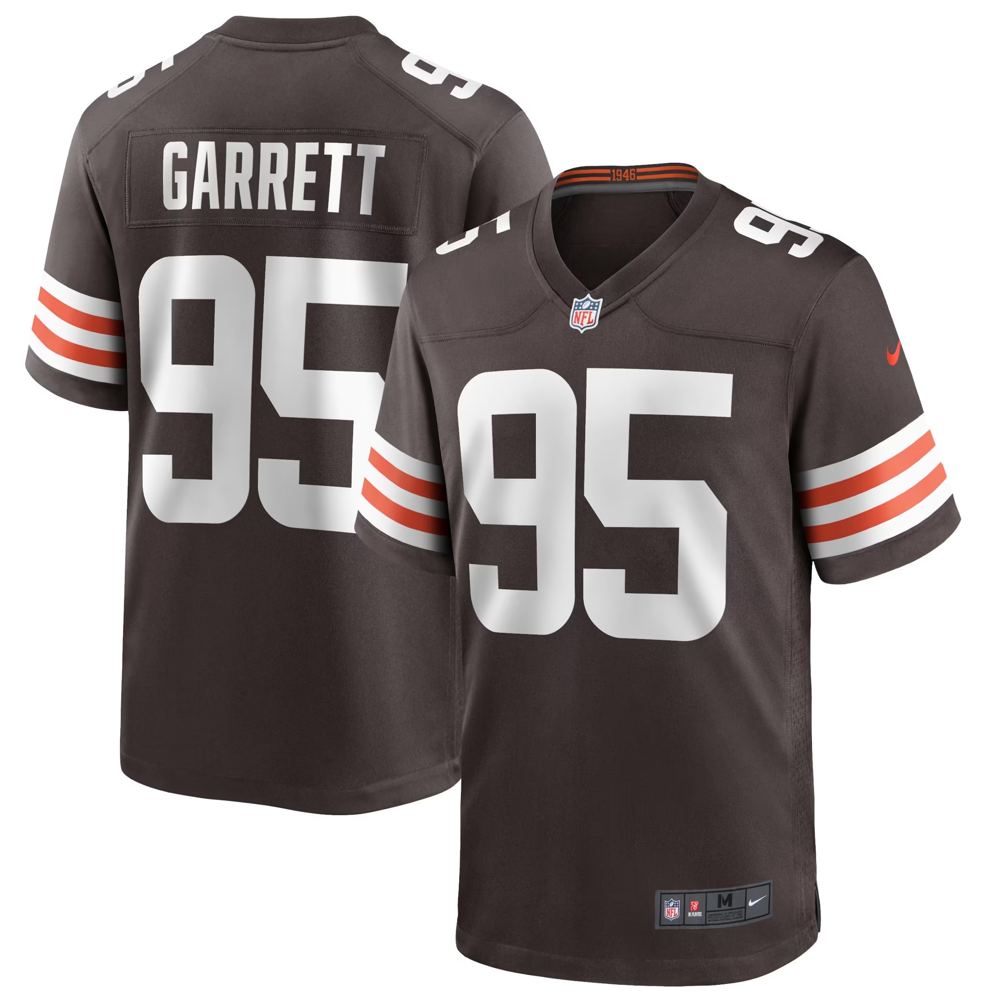 Hunk Wear - Myles Garrett Cleveland Browns Nike Game Player Jersey - Brown