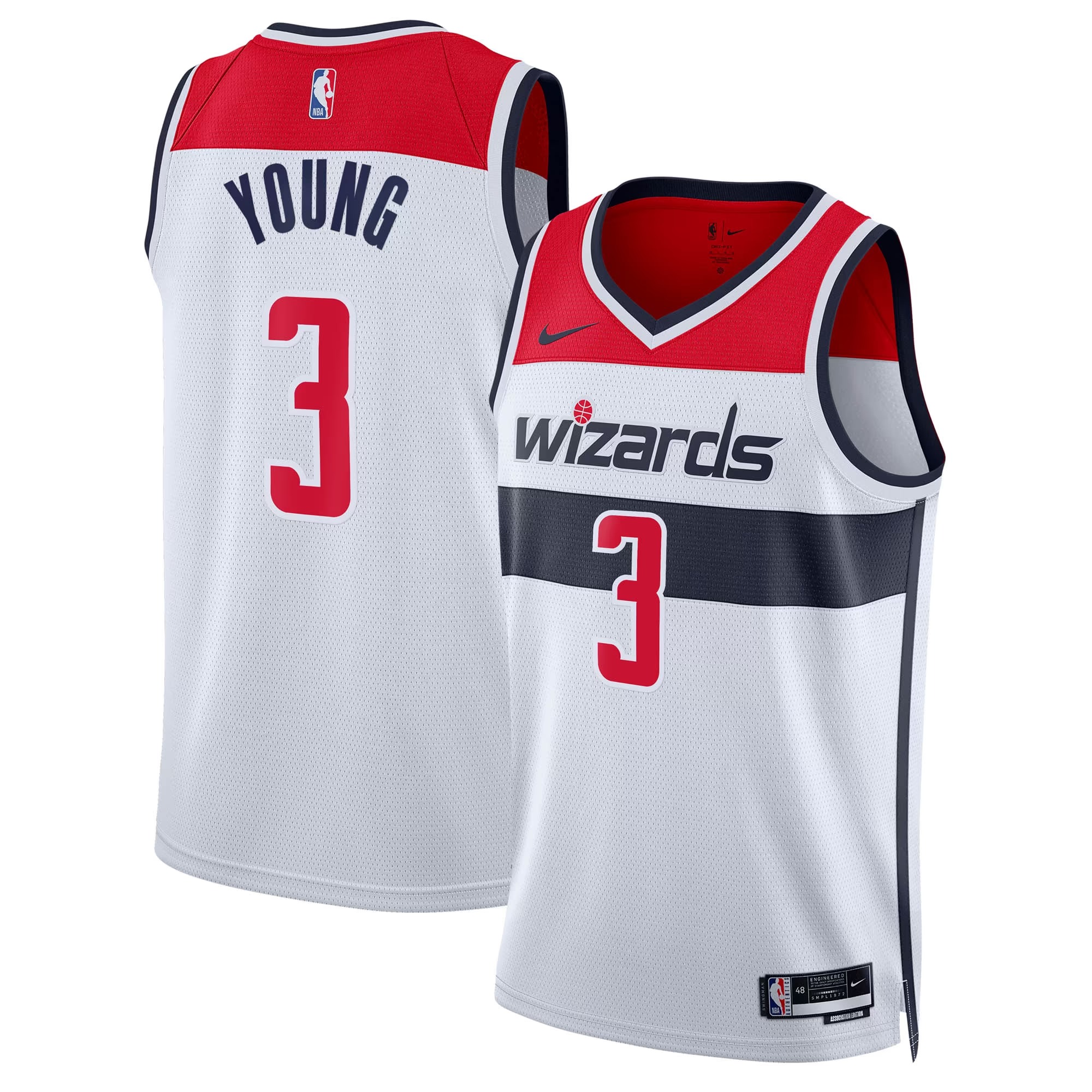 Hunk Wear - Trae Young Washington Wizards Nike Unisex Swingman Jersey - Association Edition - White