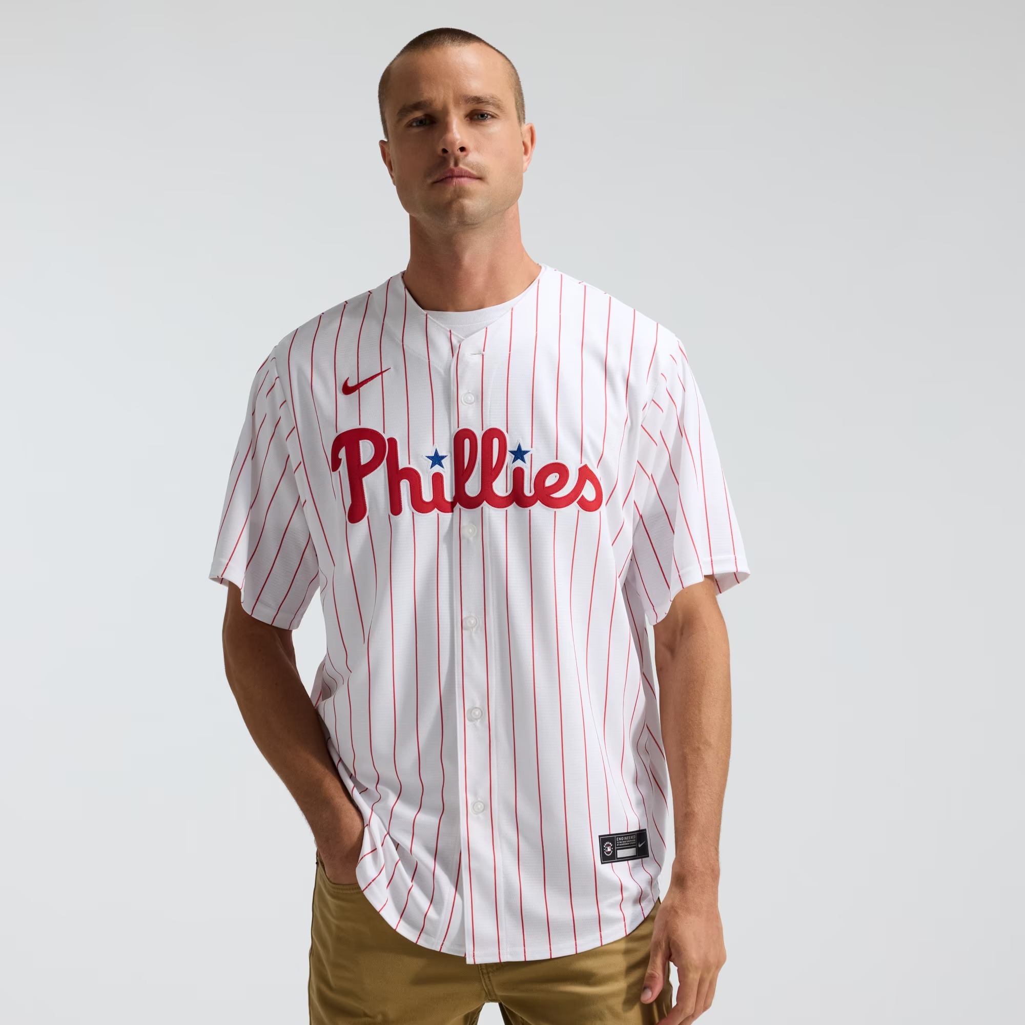 Hunk Wear - Philadelphia Phillies Nike Home Replica Team Jersey - White