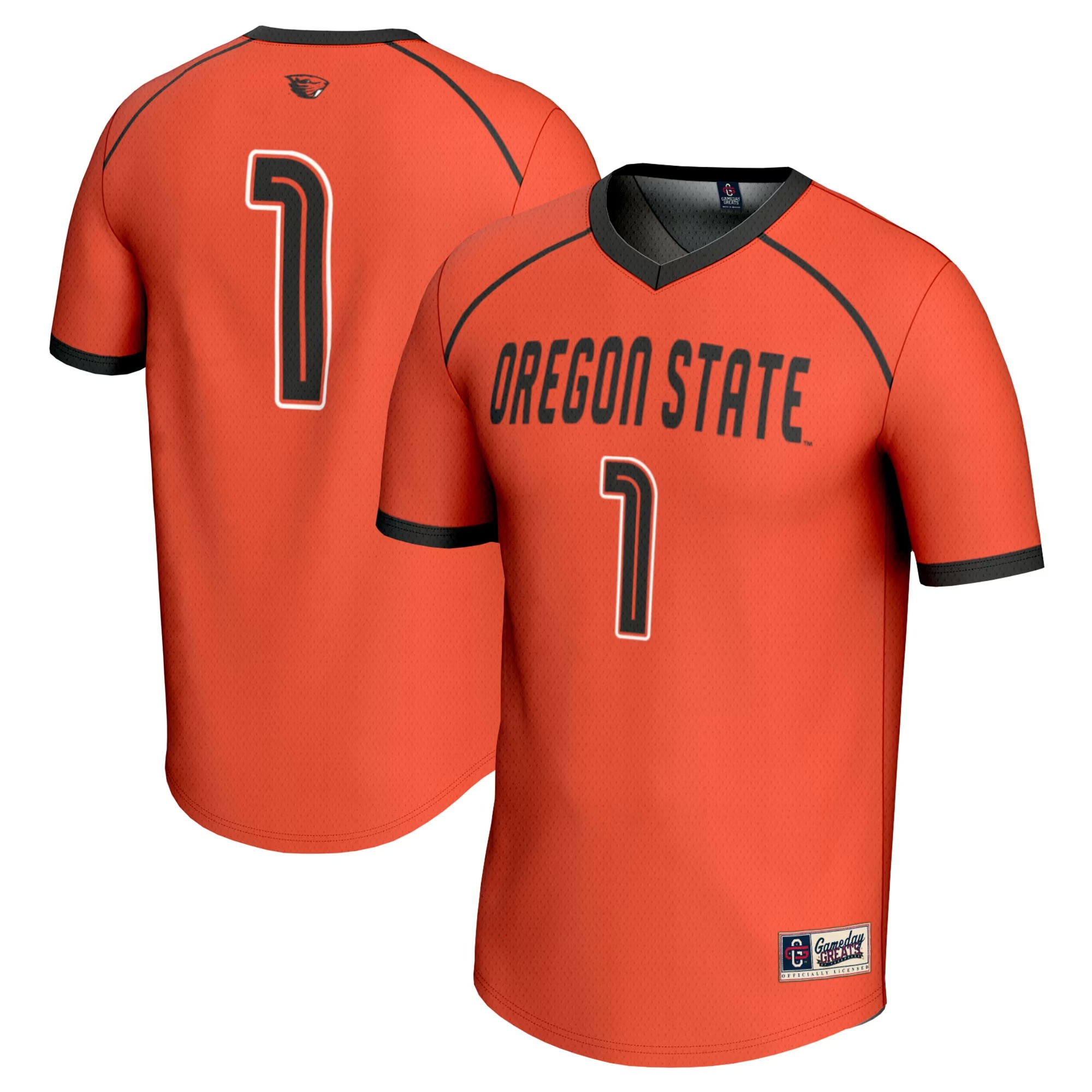Hunk Wear - #1 Oregon State Beavers GameDay Greats Youth Women's Lacrosse Fashion Jersey - Orange