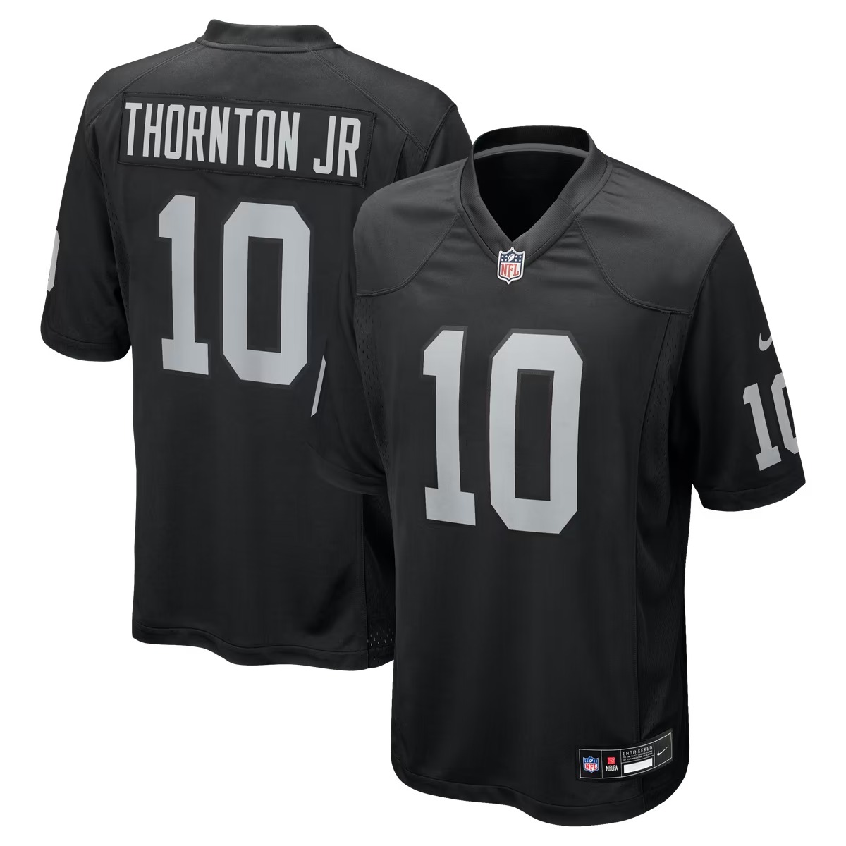 Hunk Wear - Dont'e Thornton Jr. Las Vegas Raiders Nike Team Game Jersey - Black