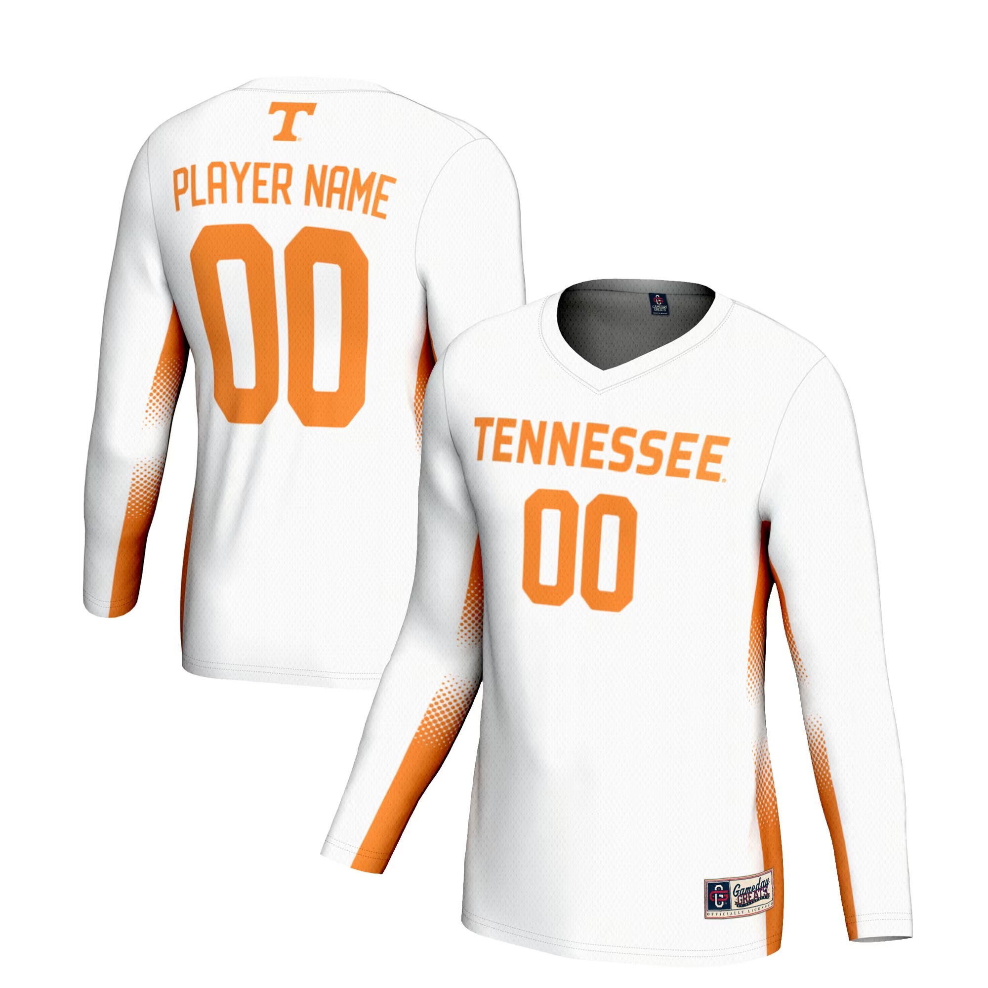 Hunk Wear - Tennessee Volunteers GameDay Greats Youth NIL Lightweight Volleyball Jersey - White