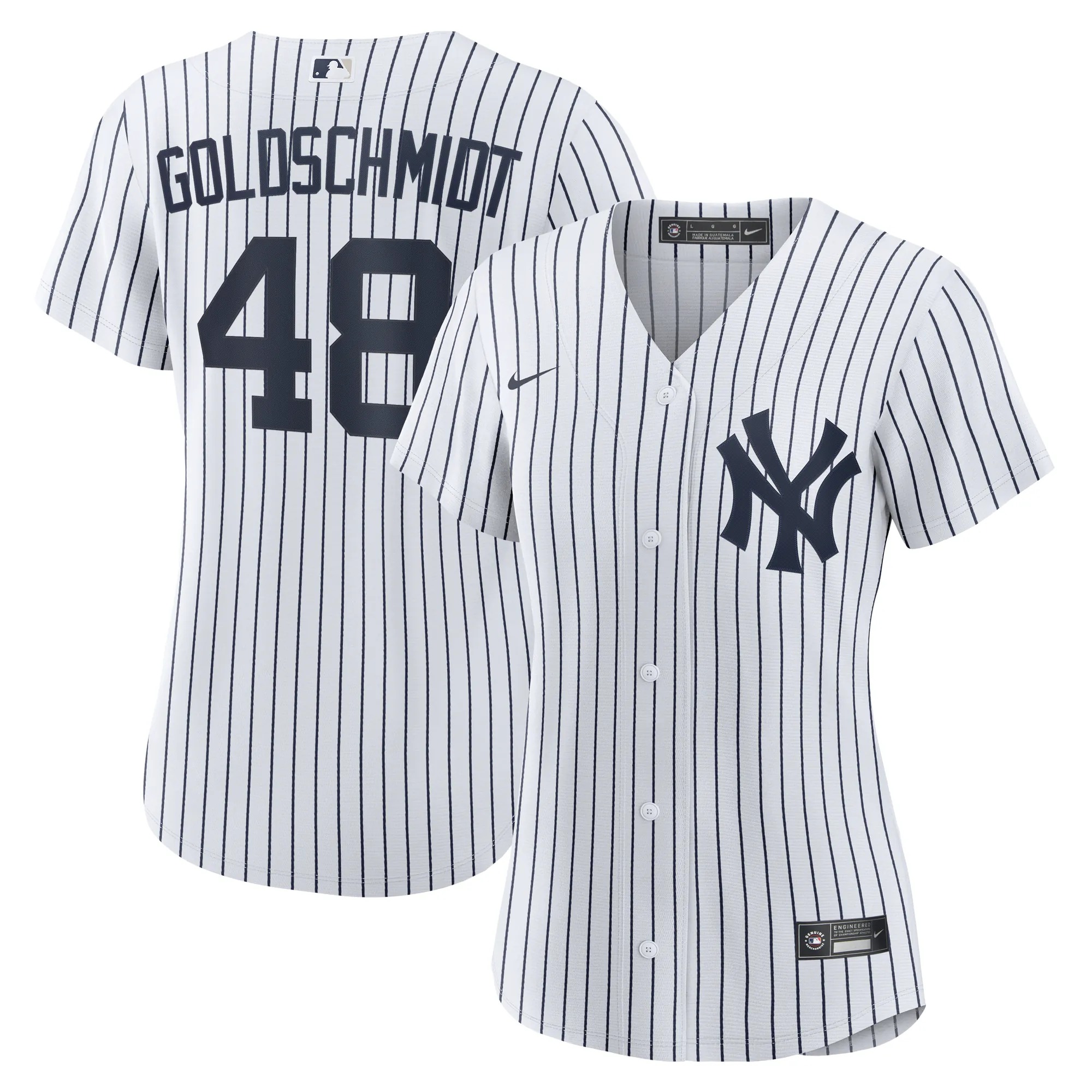 Hunk Wear - Paul Goldschmidt New York Yankees Nike Women's Home Replica Jersey - White