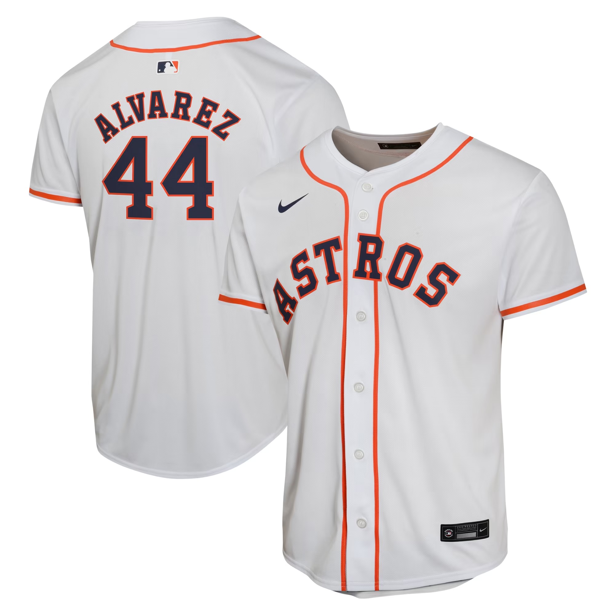 Hunk Wear - Yordan Alvarez Houston Astros Nike Youth Home Game Player Jersey - White