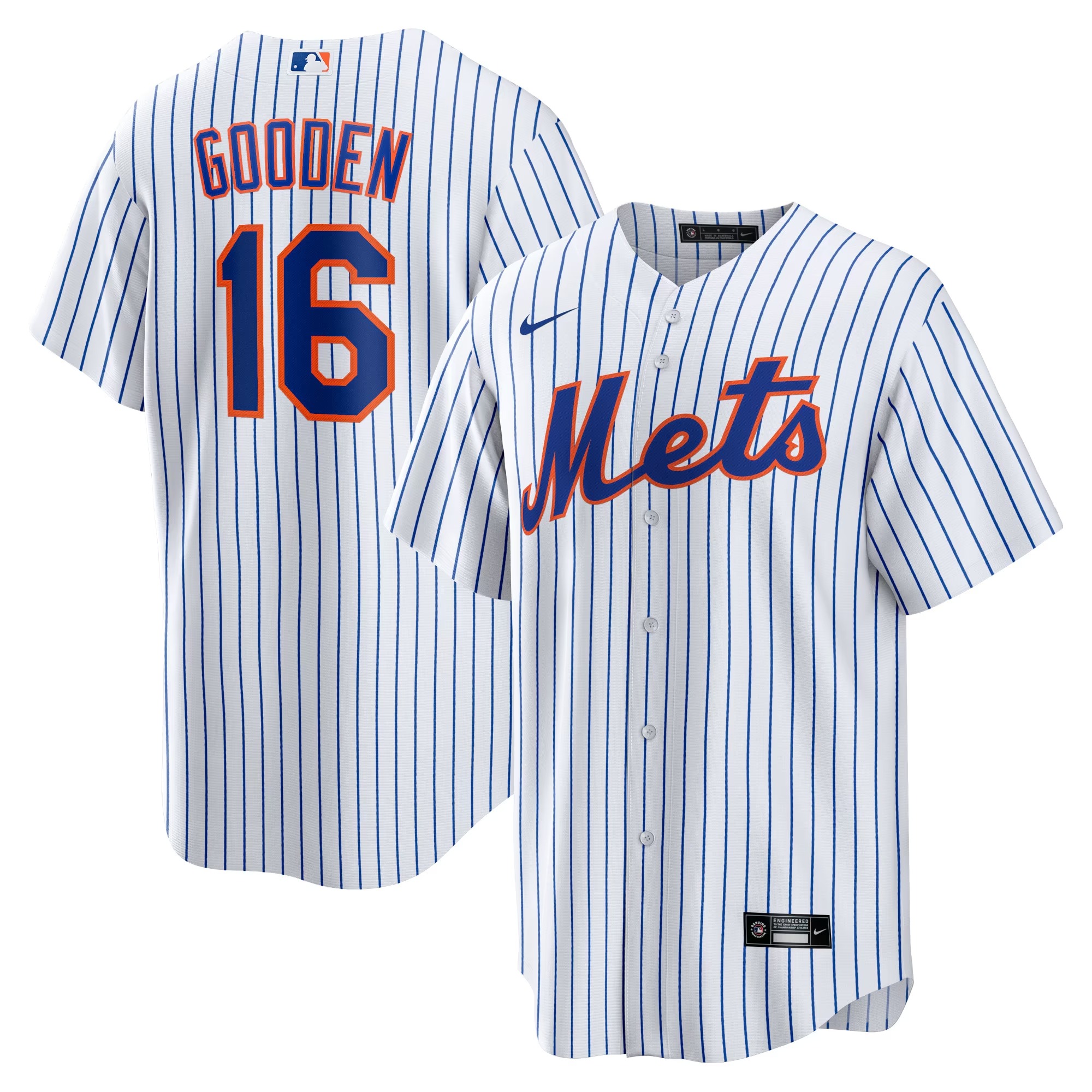 Hunk Wear - Dwight Gooden New York Mets Nike Home Replica Player Jersey - White