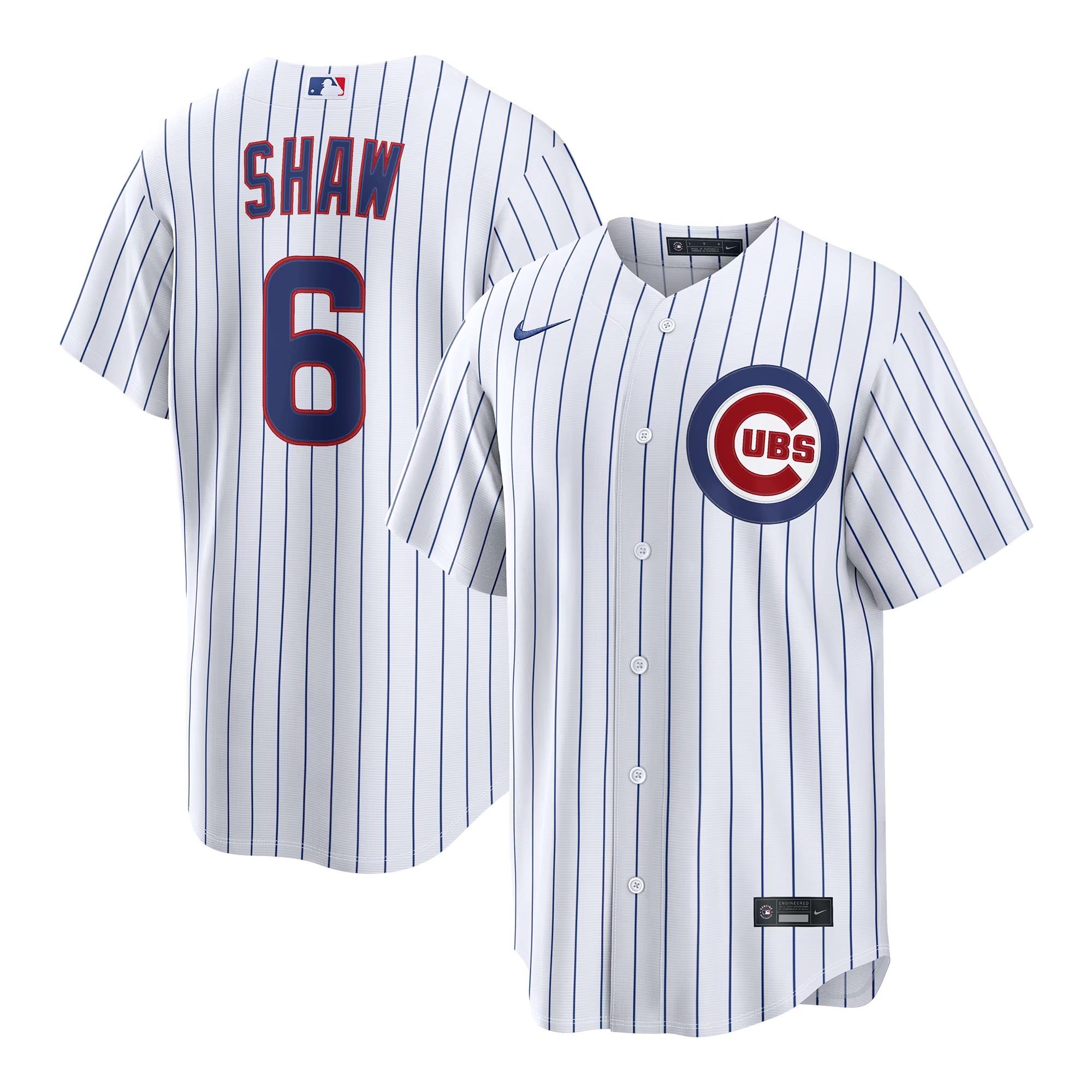 Hunk Wear - Matt Shaw Chicago Cubs Nike Home Replica Jersey - White