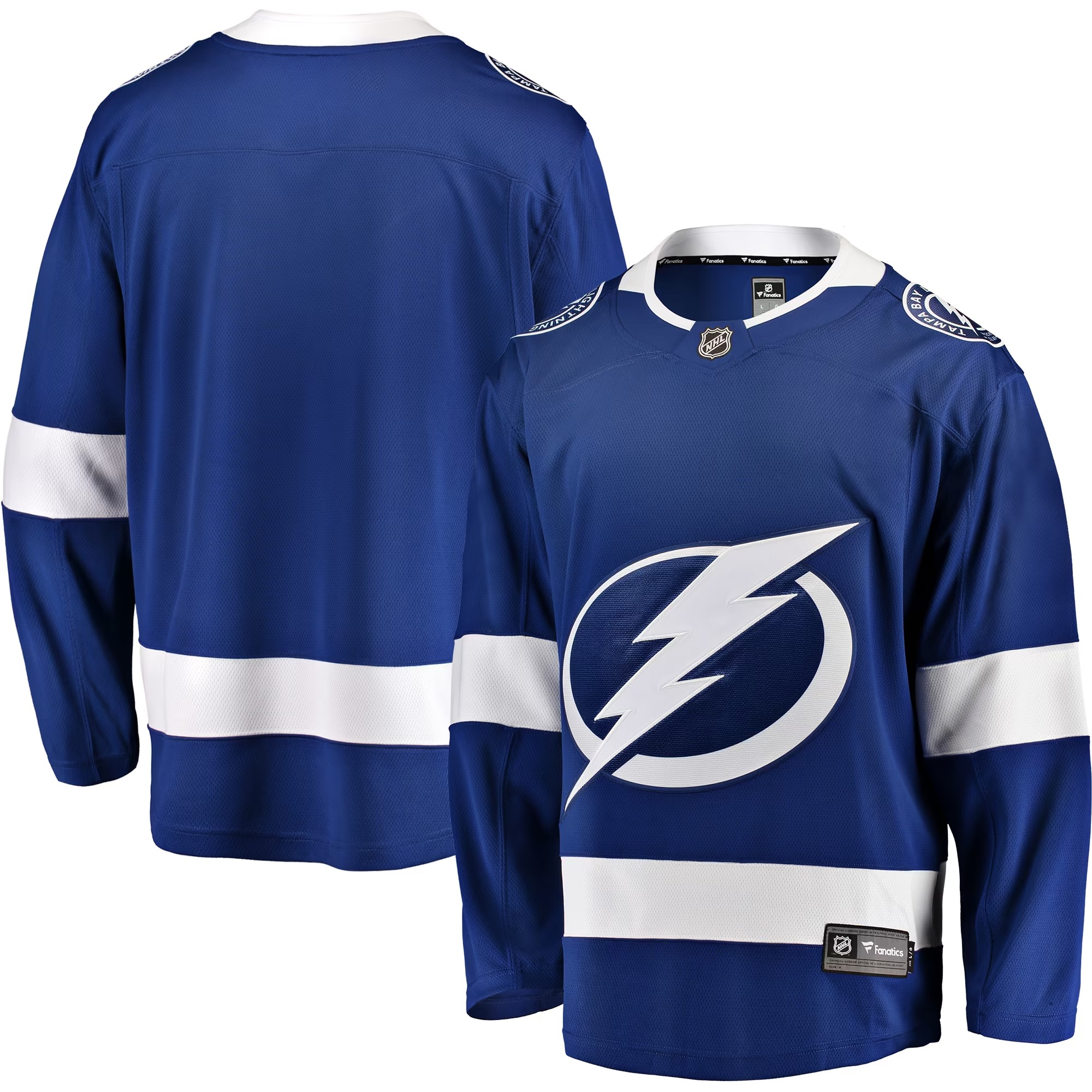Hunk Wear - Tampa Bay Lightning Fanatics Breakaway Home Jersey - Blue