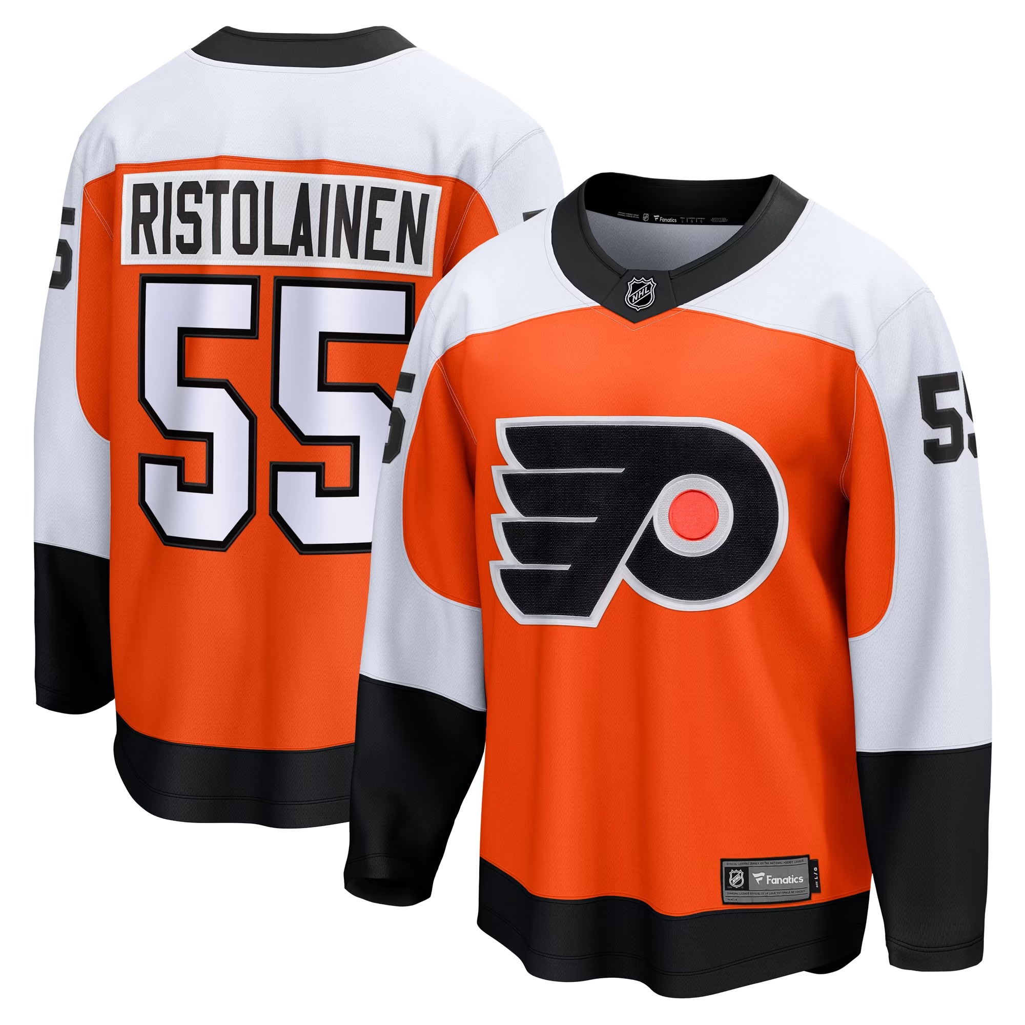 Hunk Wear - Rasmus Ristolainen Philadelphia Flyers Fanatics Home Breakaway Jersey - Orange