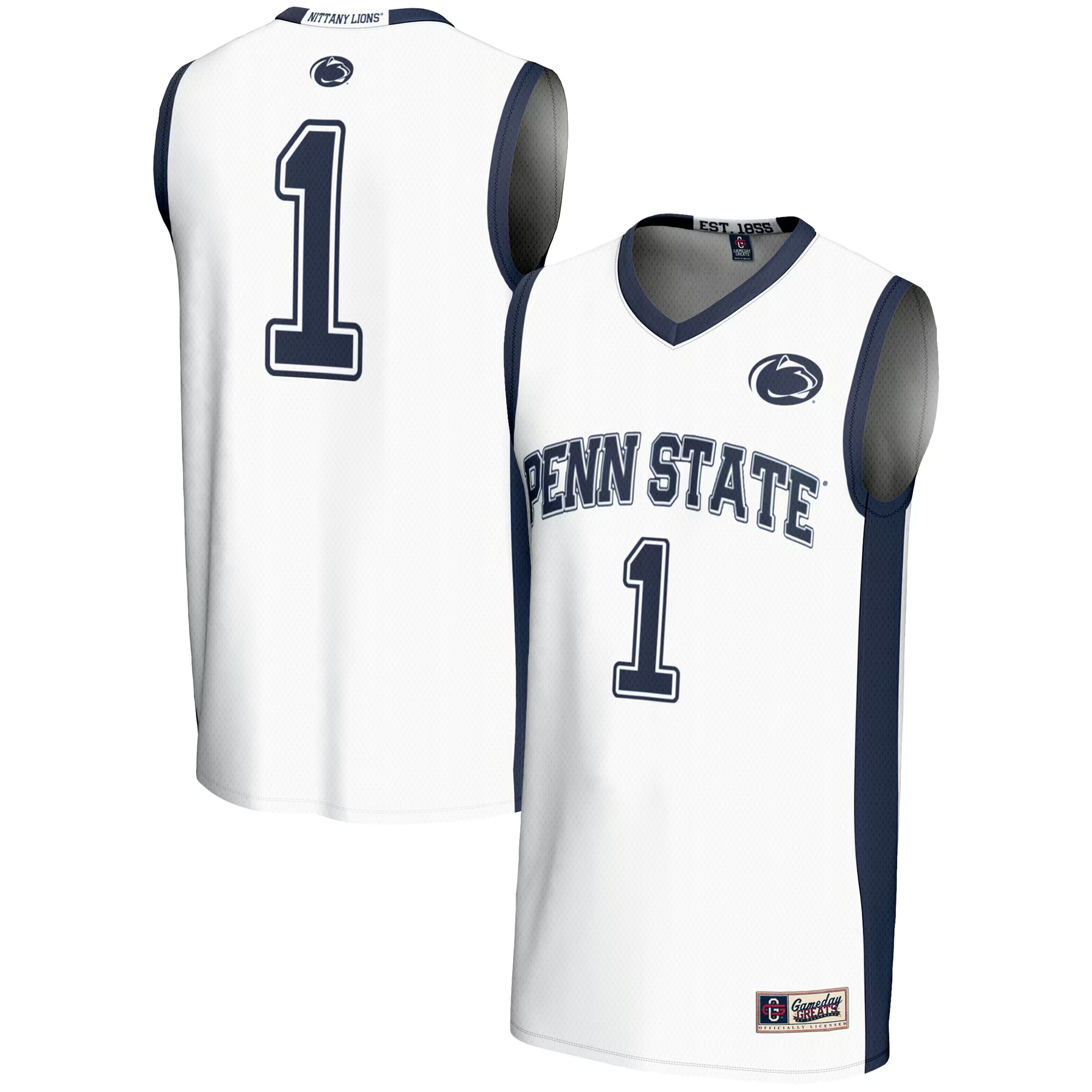 Hunk Wear - #1 Penn State Nittany Lions GameDay Greats Youth Lightweight Basketball Jersey - White