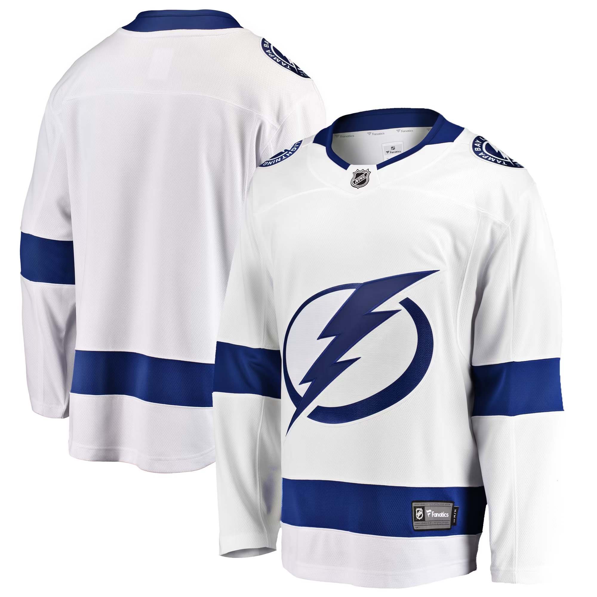 Hunk Wear - Tampa Bay Lightning Fanatics Breakaway Away Jersey - White