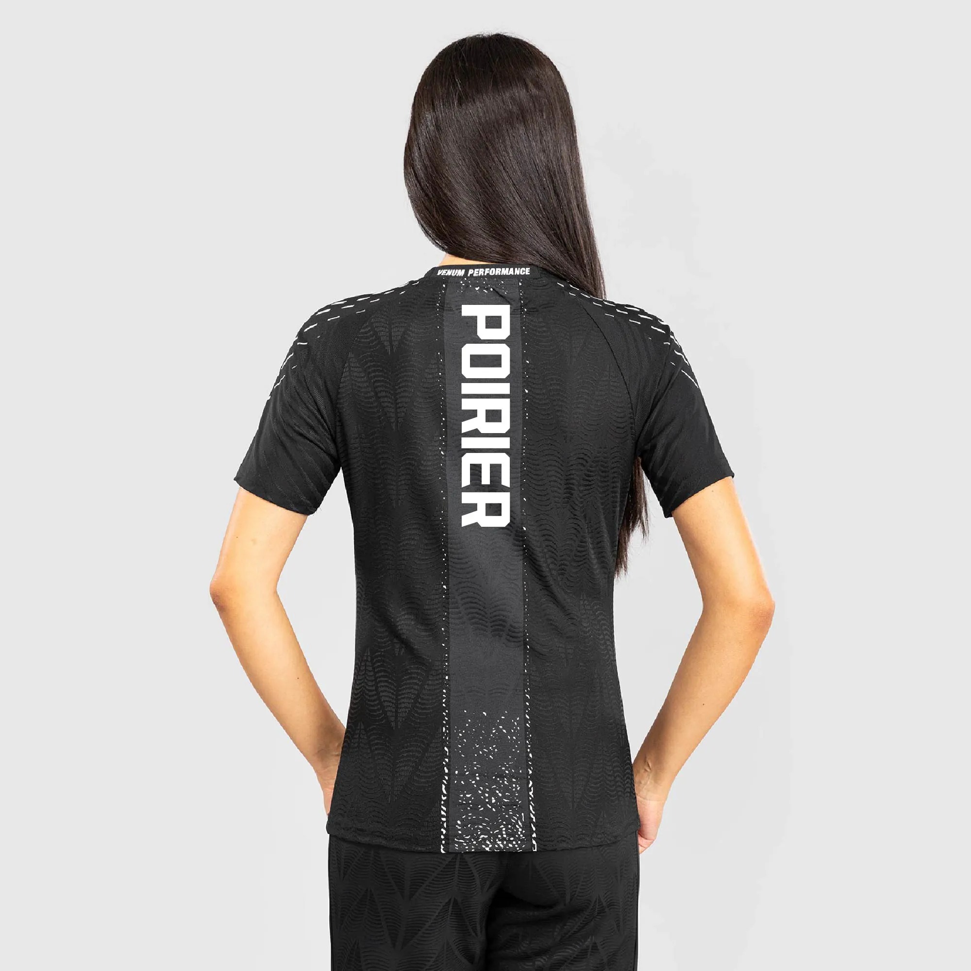Hunk Wear - Dustin Poirier UFC Zenith by Venum Women's Authentic Fight Night Walkout Jersey - Black