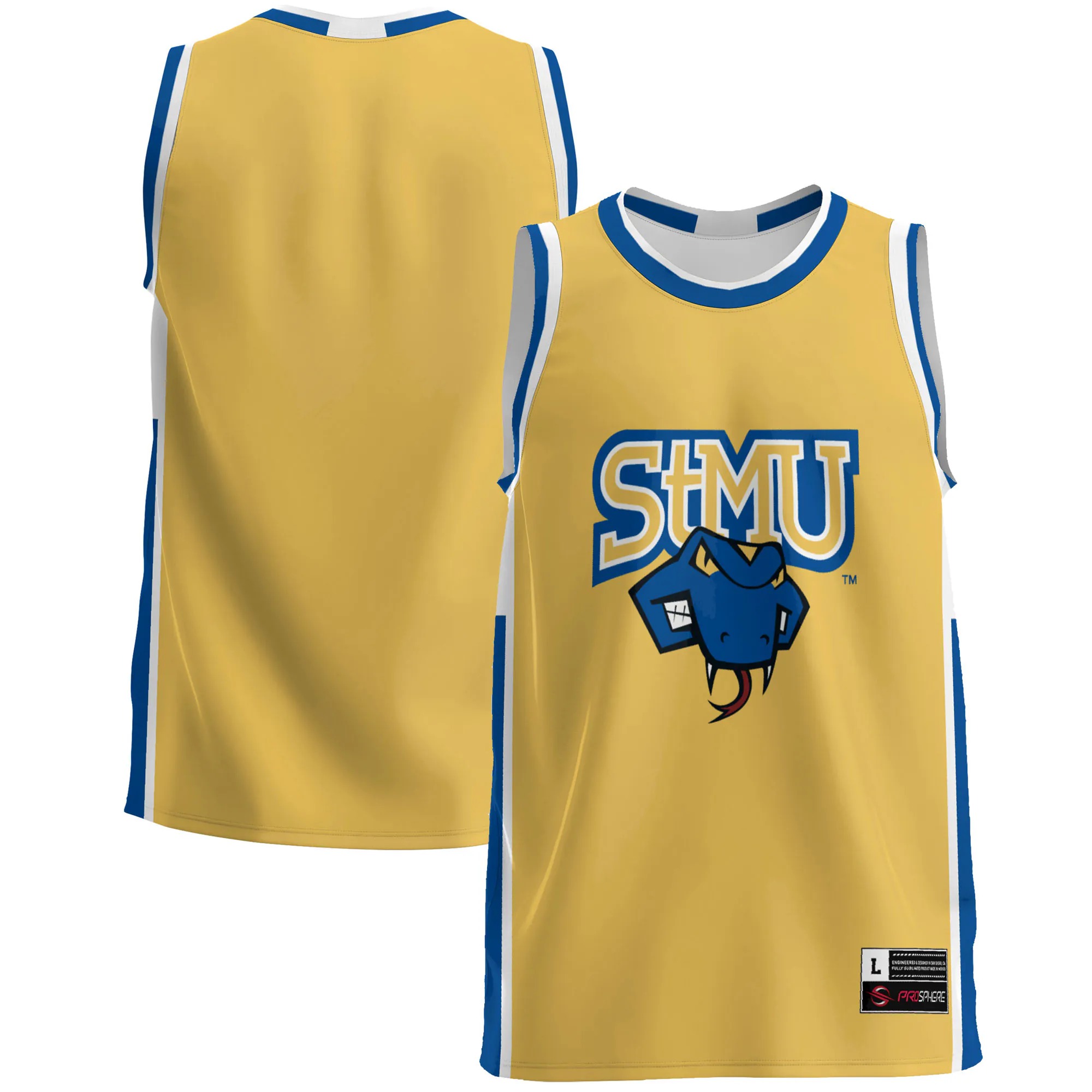 Hunk Wear - St. Mary's University Rattlers GameDay Greats Lightweight Basketball Jersey - Blue