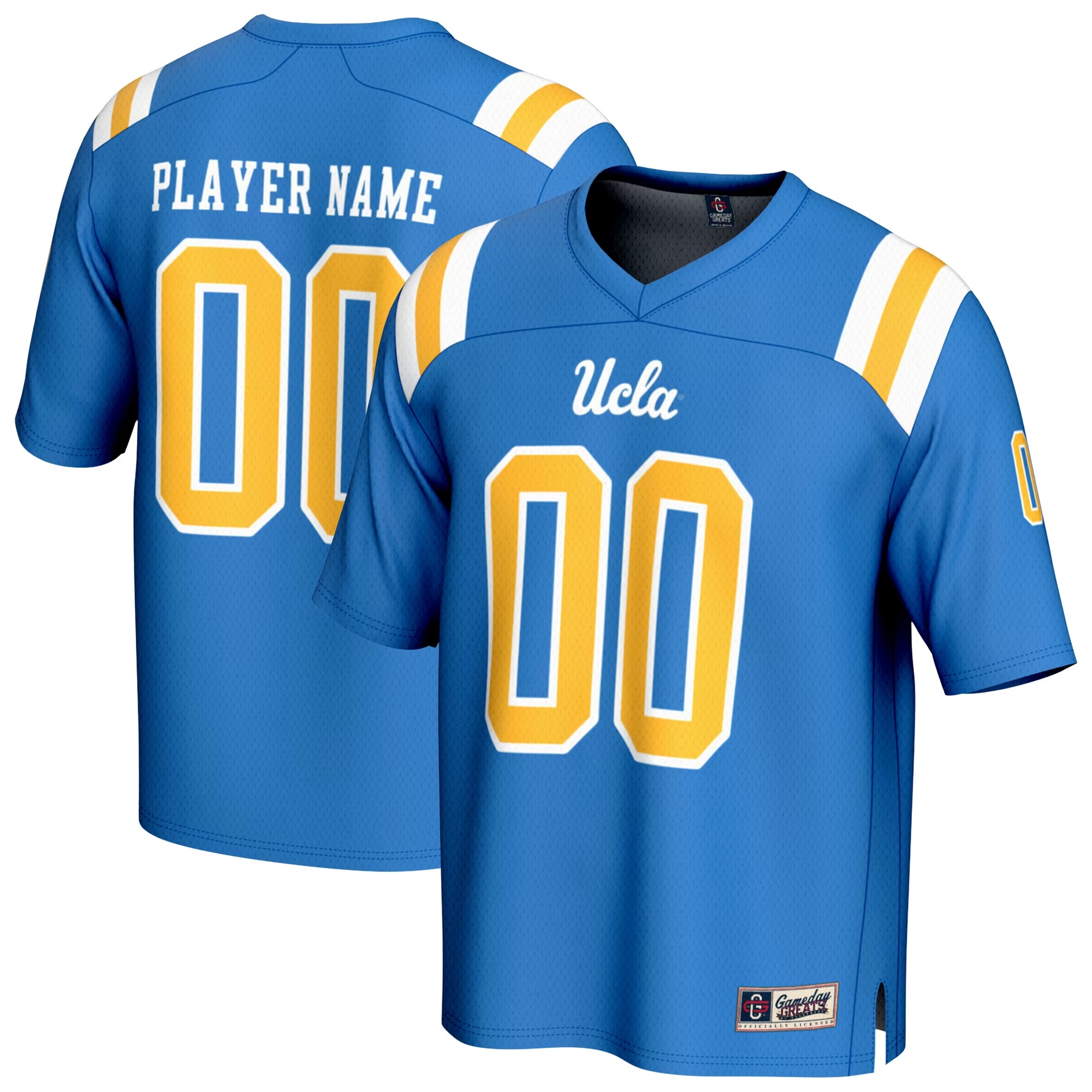 Hunk Wear - UCLA Bruins GameDay Greats Youth NIL Pick-A-Player Football Jersey - Blue