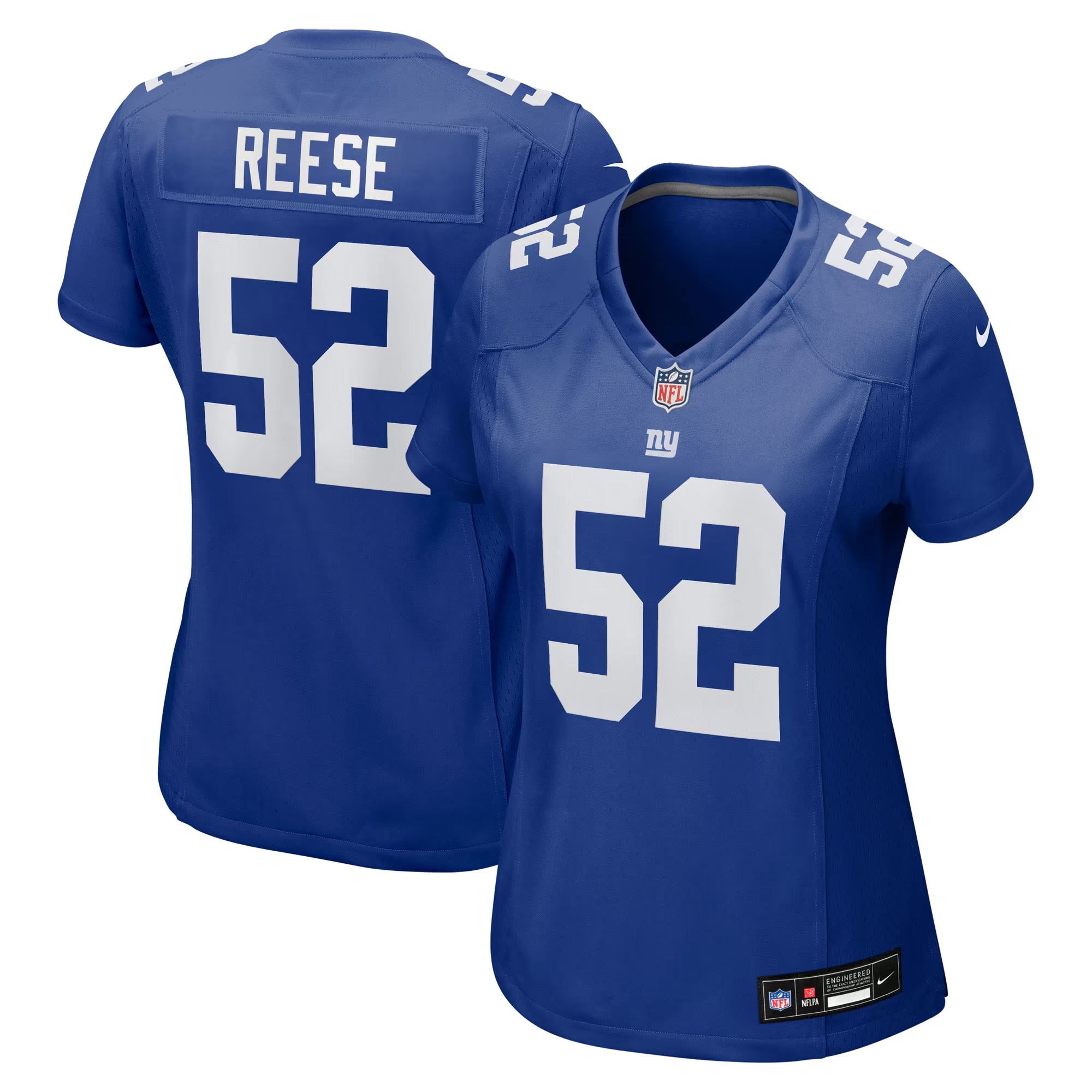 Hunk Wear - Arvell Reese New York Giants Nike Women's Game Jersey - Royal